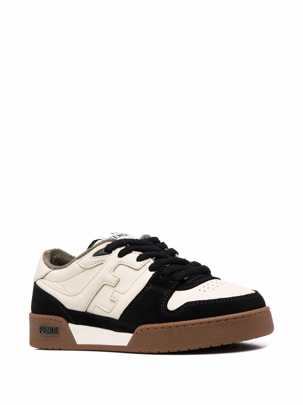 MATCH SUEDE AND LEATHER SNEAKERS