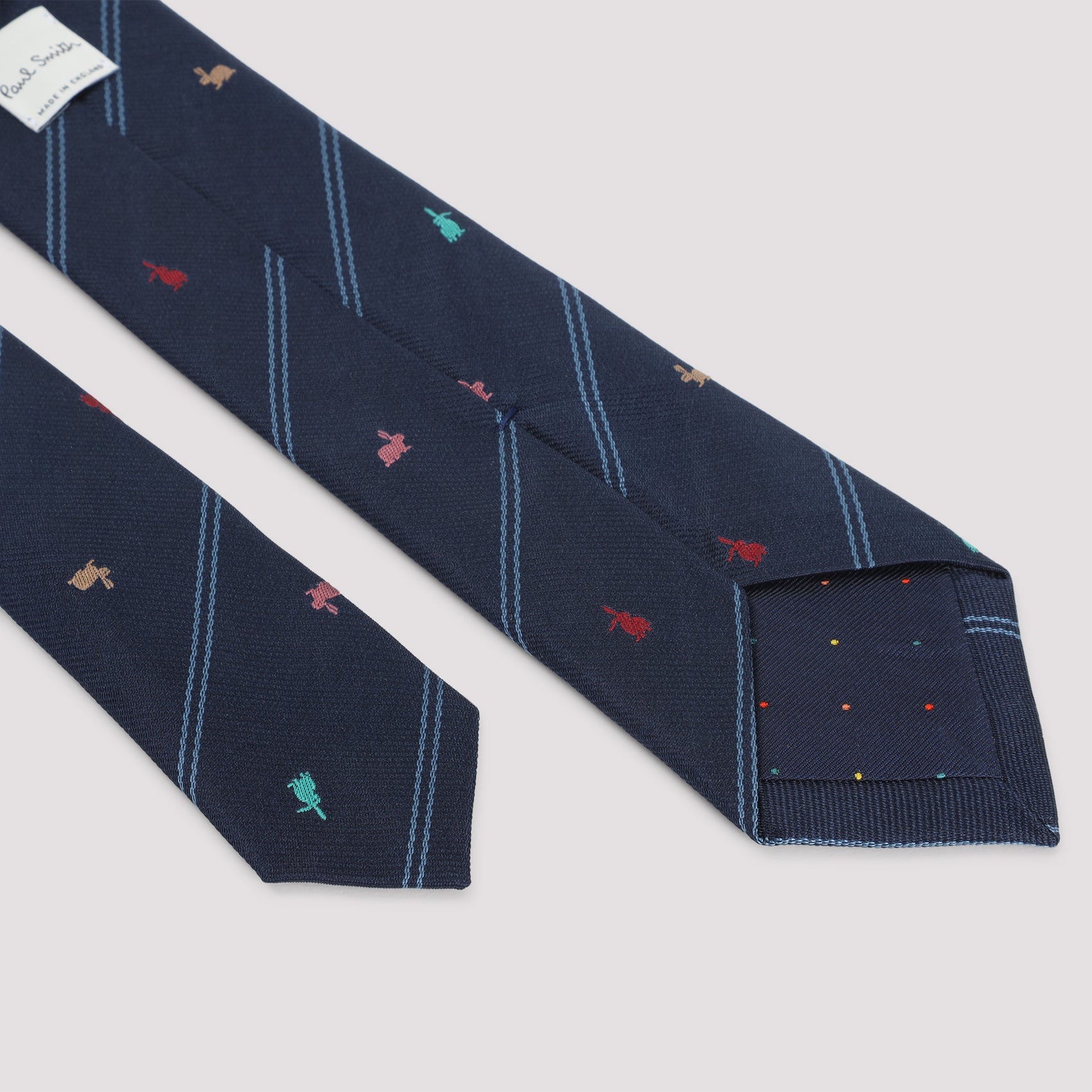 Men Rabbit Stripe Tie