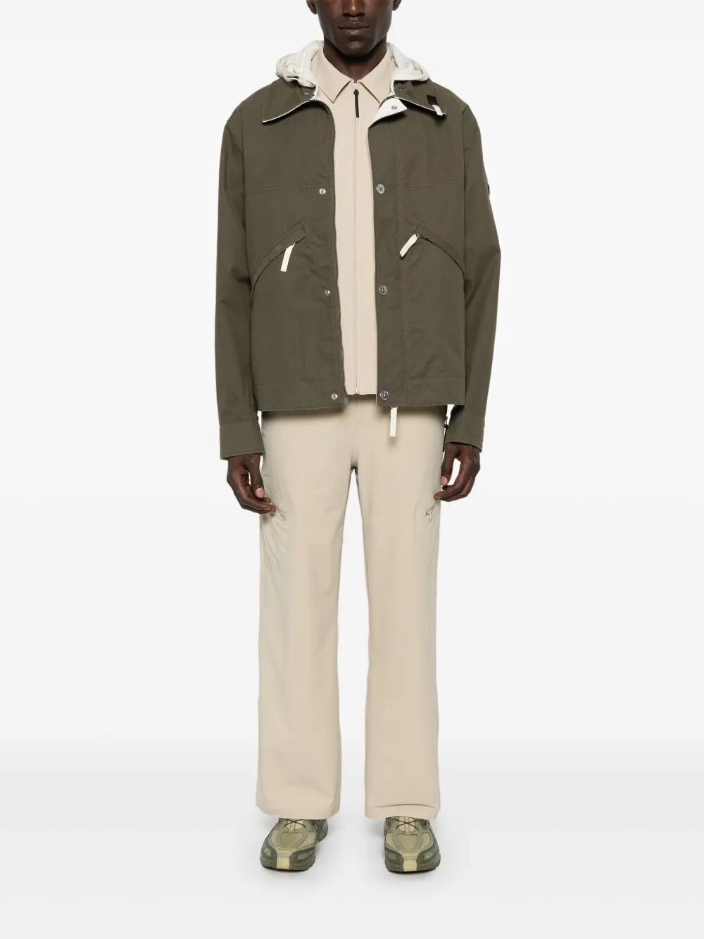 HOODED COTTON JACKET