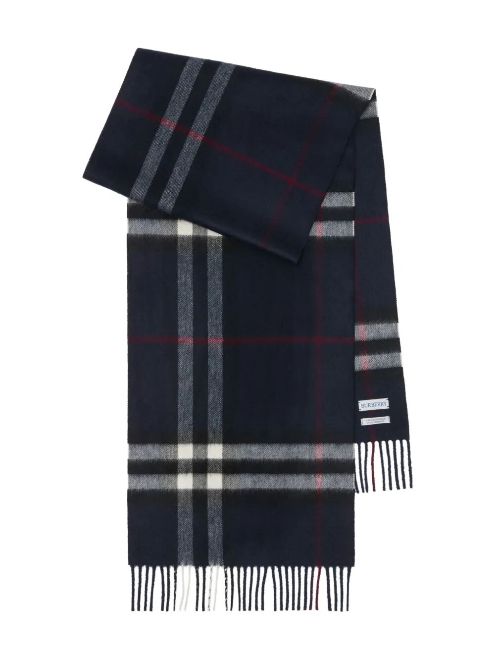 GIANT CHECK CASHMERE SCARF