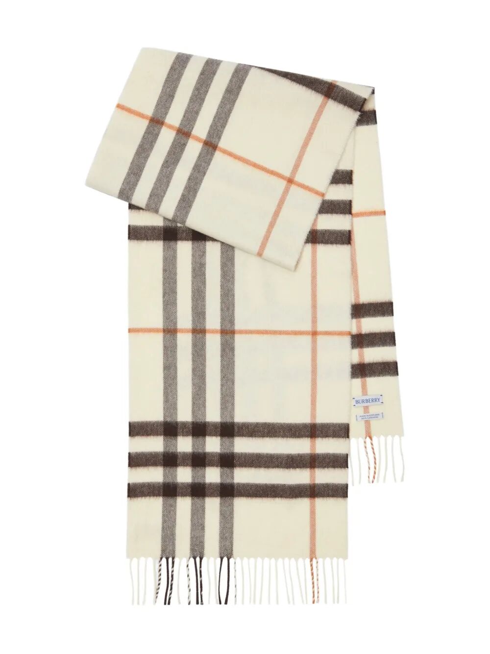 GIANT CHECK CASHMERE SCARF