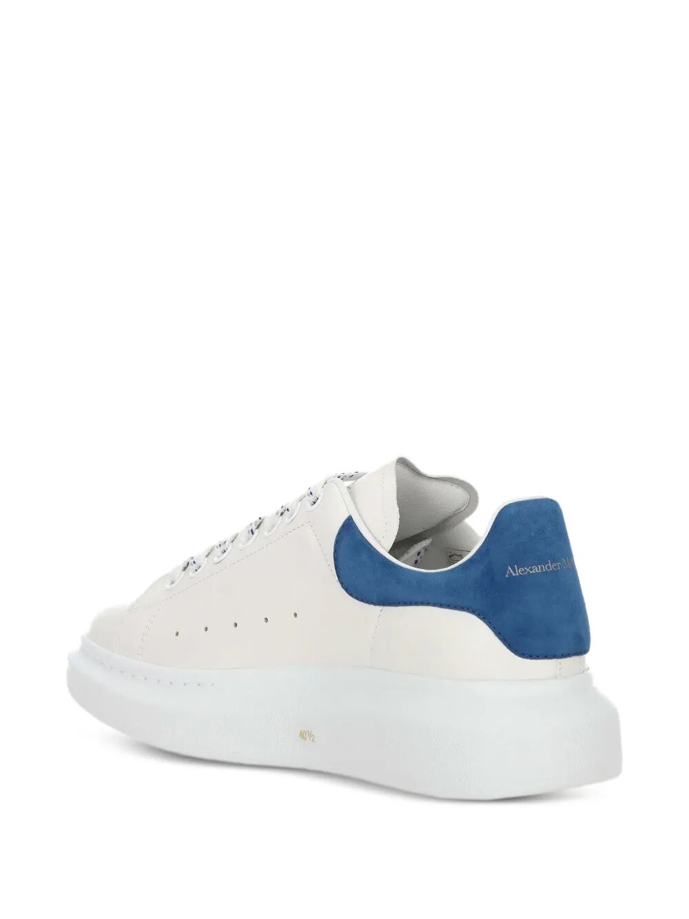OVERSIZED SNEAKERS IN WHITE/PARIS BLUE