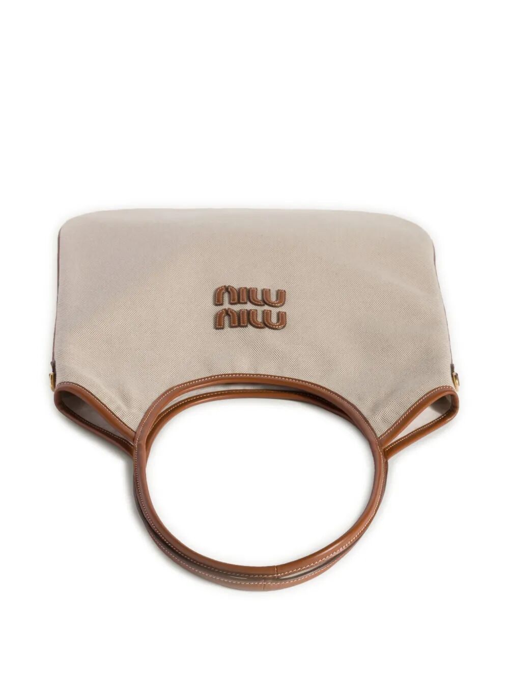 BORSA IVY IN CANVAS E PELLE