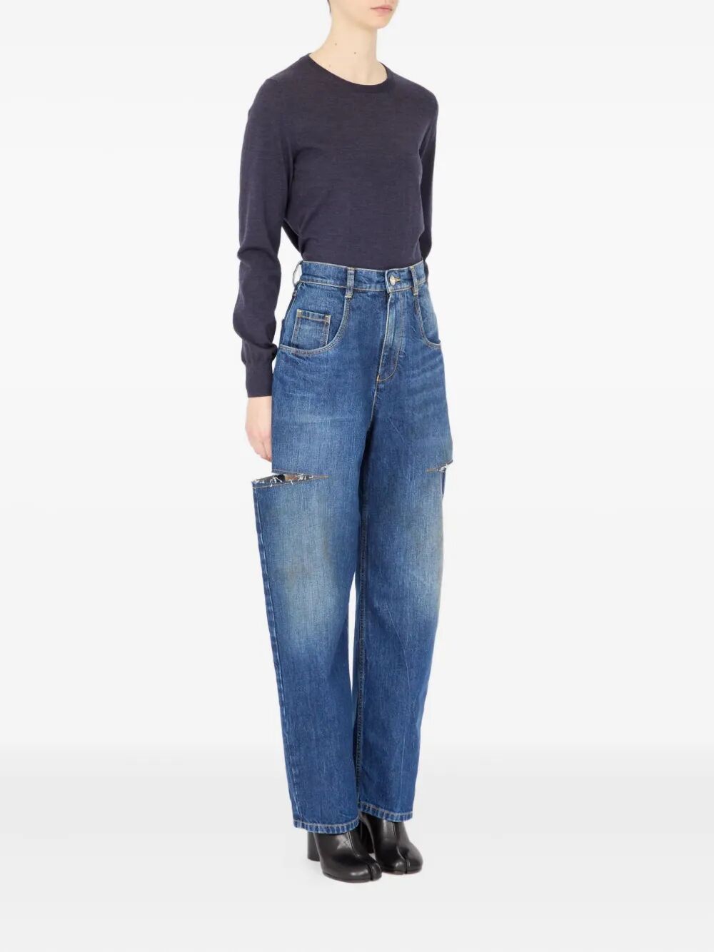 CUT-OUT JEANS