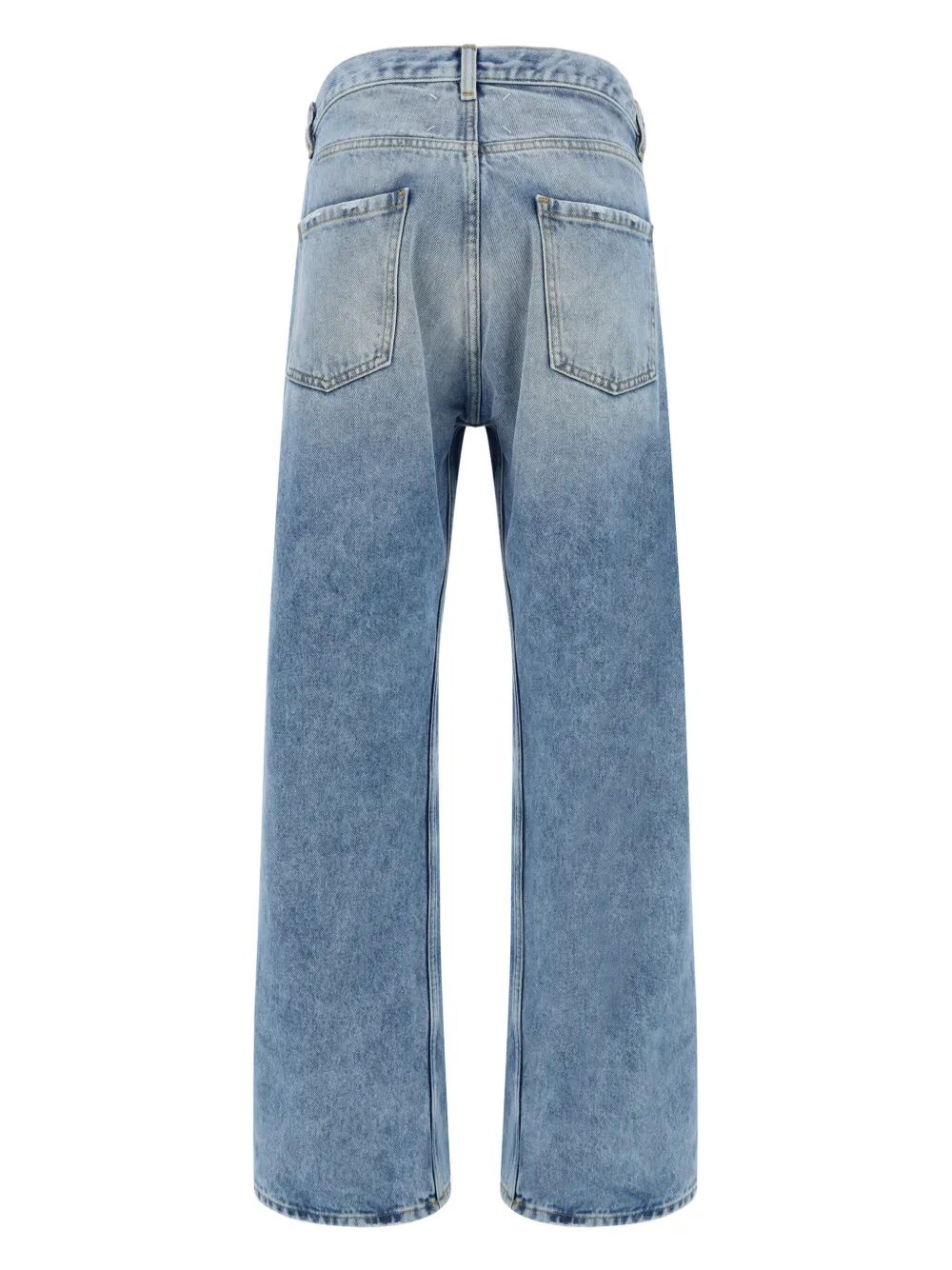STRAIGHT LEG JEANS WITH CONTRASTED POCKETS