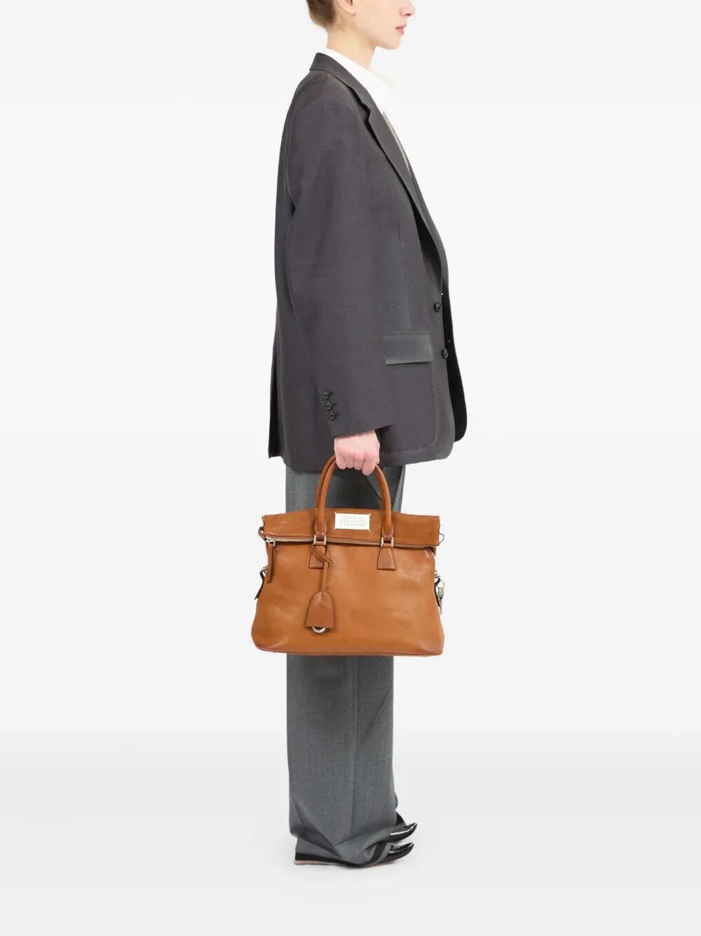 5AC LOVED TO DEATH WASHED LEATHER MEDIUM BAG