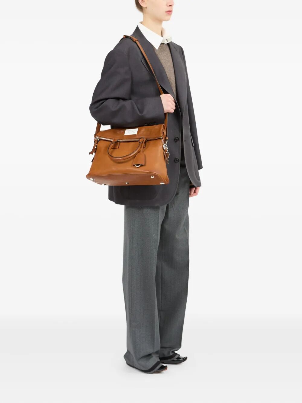 5AC LOVED TO DEATH WASHED LEATHER MEDIUM BAG