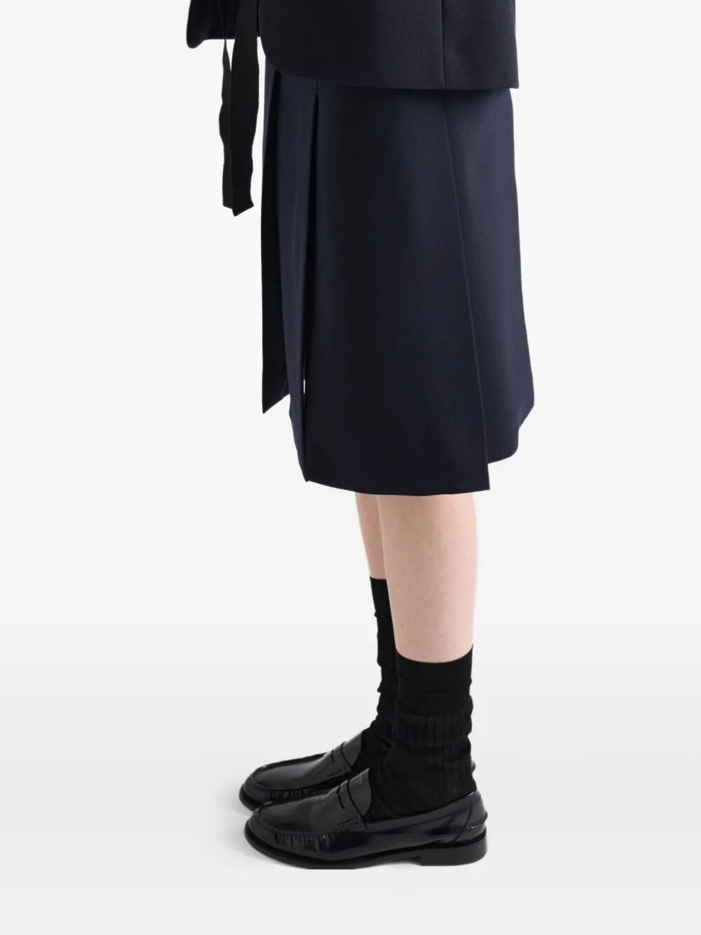 SLITED MIDI SKIRT