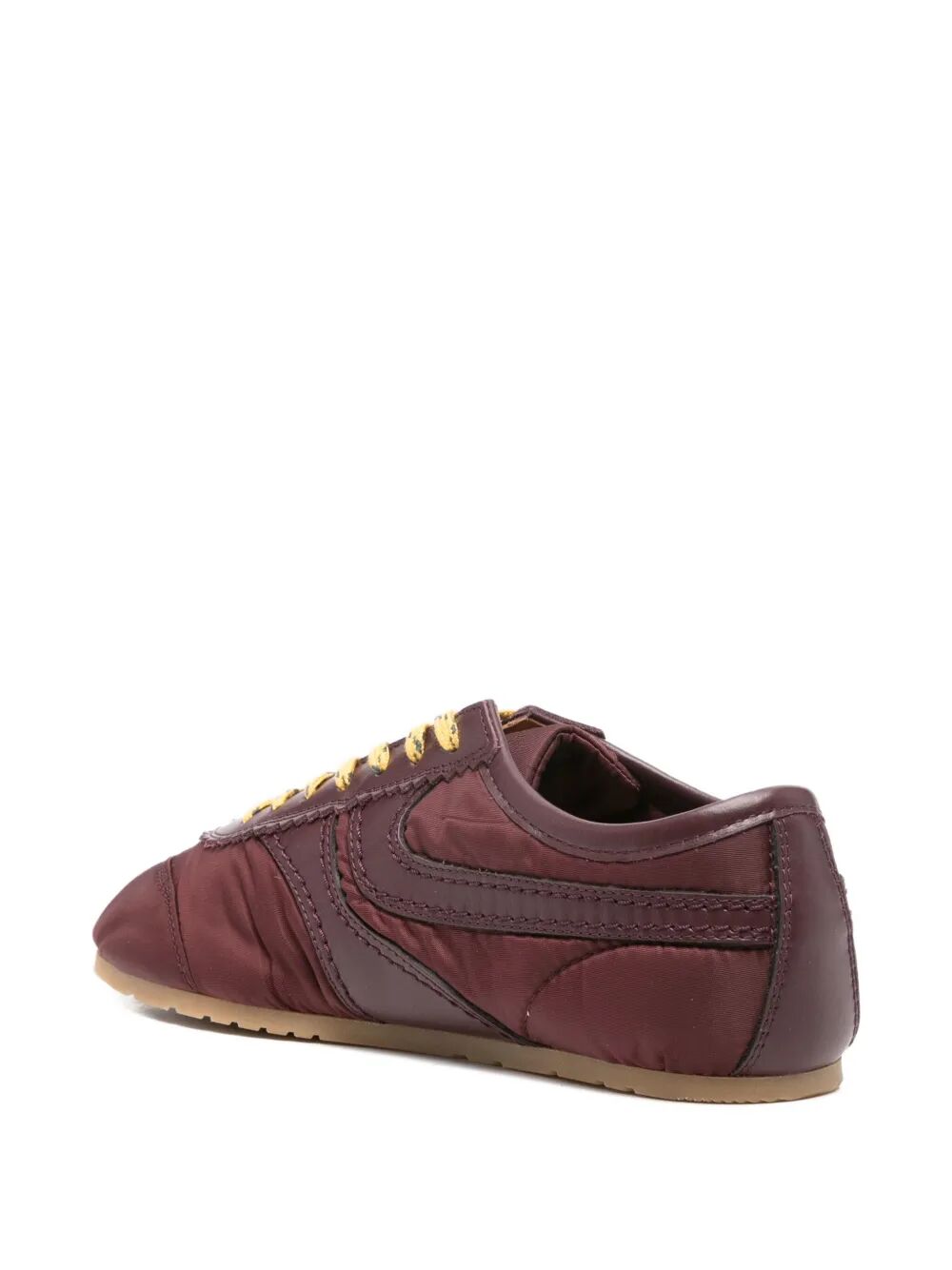 NYLON MARATHON SNEAKERS WITH NAPPA INSERTS