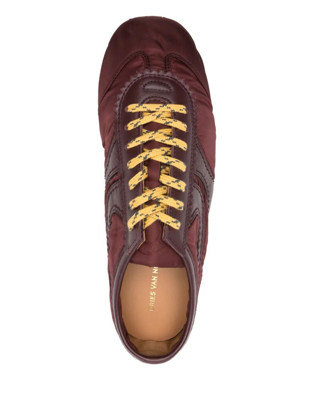 NYLON MARATHON SNEAKERS WITH NAPPA INSERTS