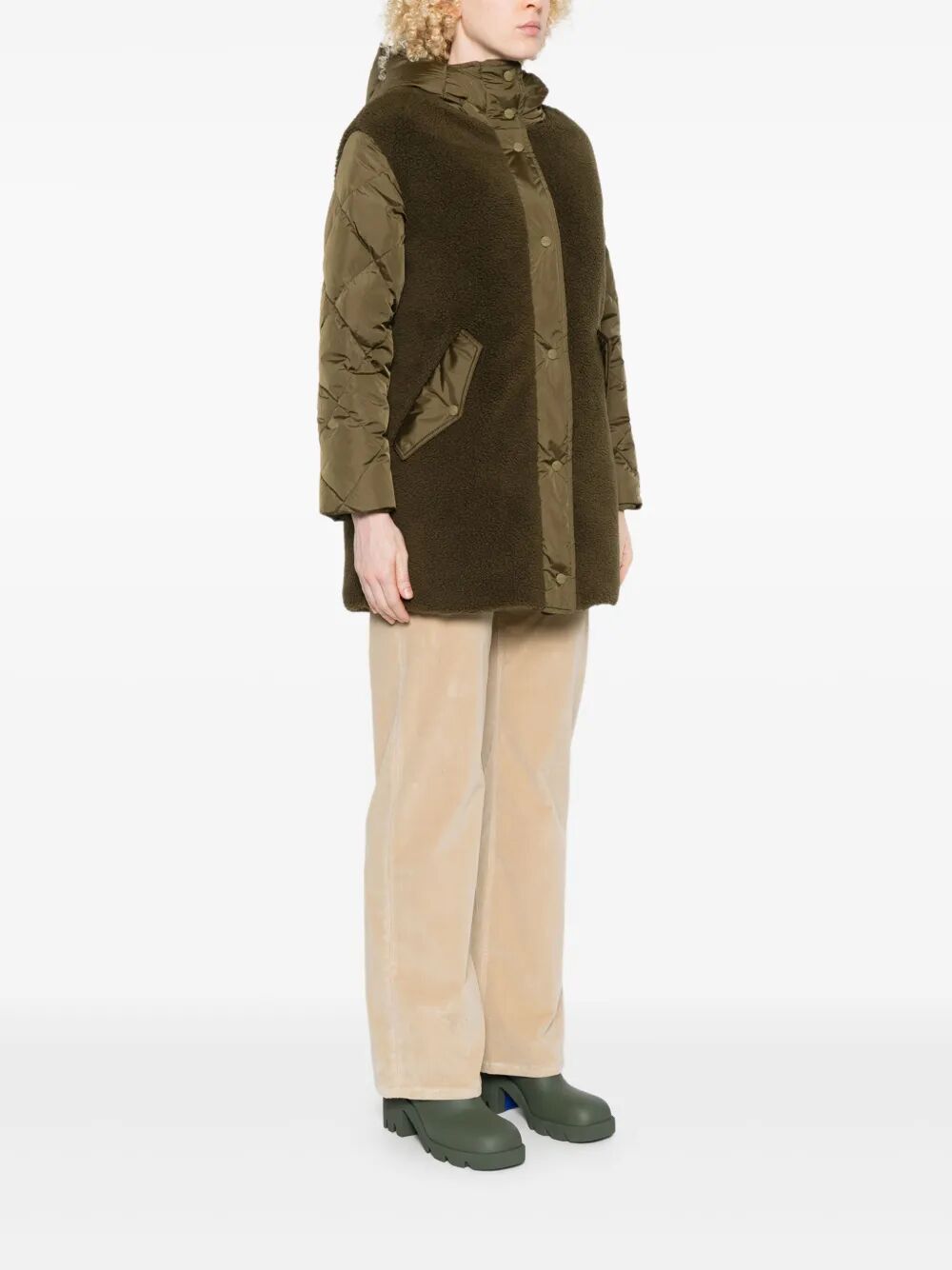 QUILTED FLEECE JACKET
