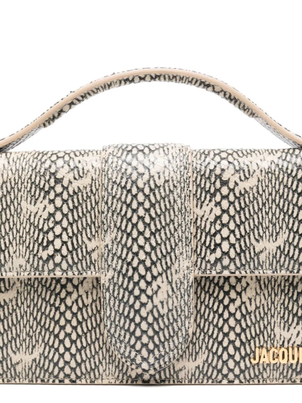 LE GRAND BAMBINO IN COBRA-EMBOSSED LEATHER