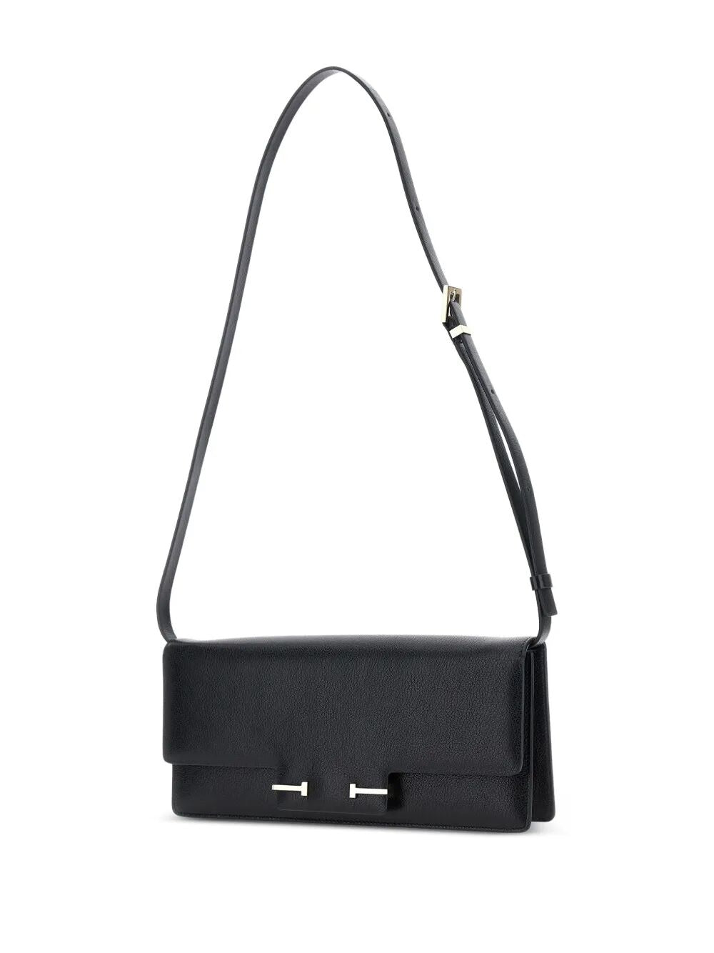 SUPPLE GRAIN LEATHER AUBE E/W SHOULDER BAG