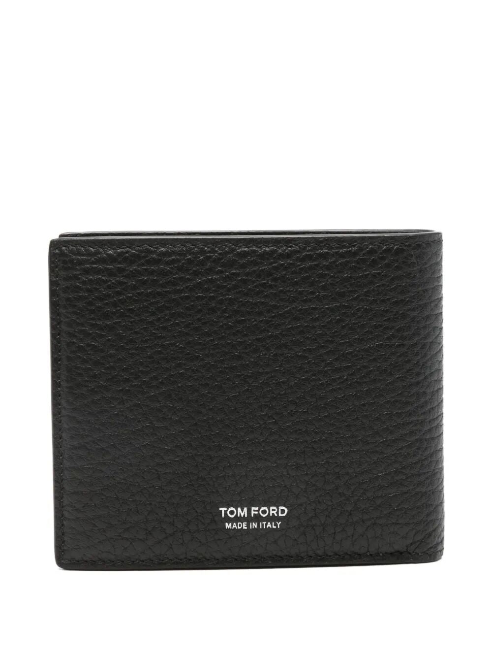 PRINTED LEATHER ELONGATED T LINE CLASSIC BI-FOLD WALLET
