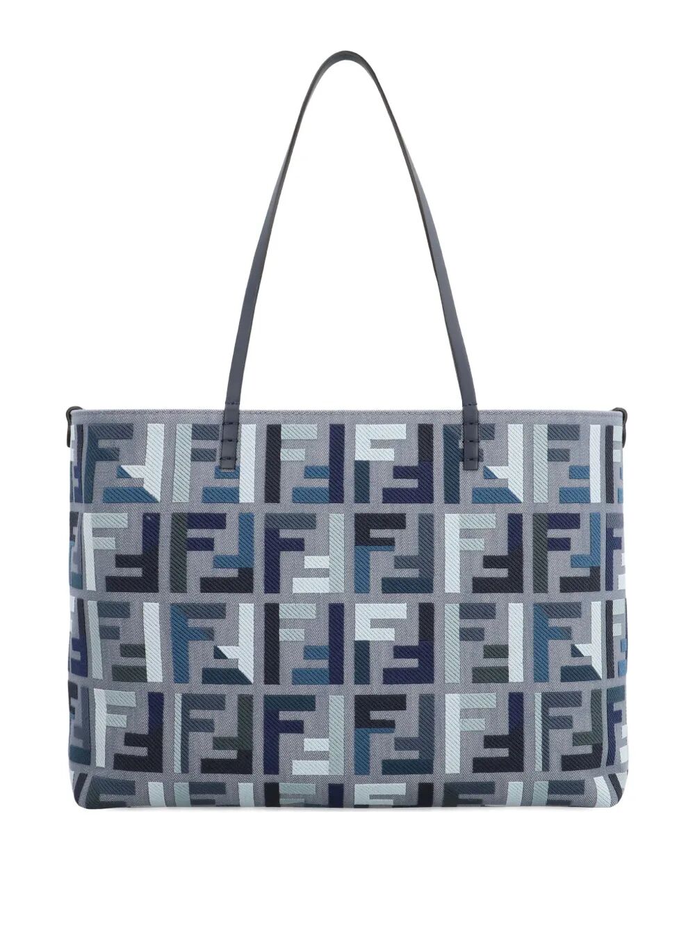 ROLL LARGE CANVAS SHOPPER WITH FF EMBROIDERY