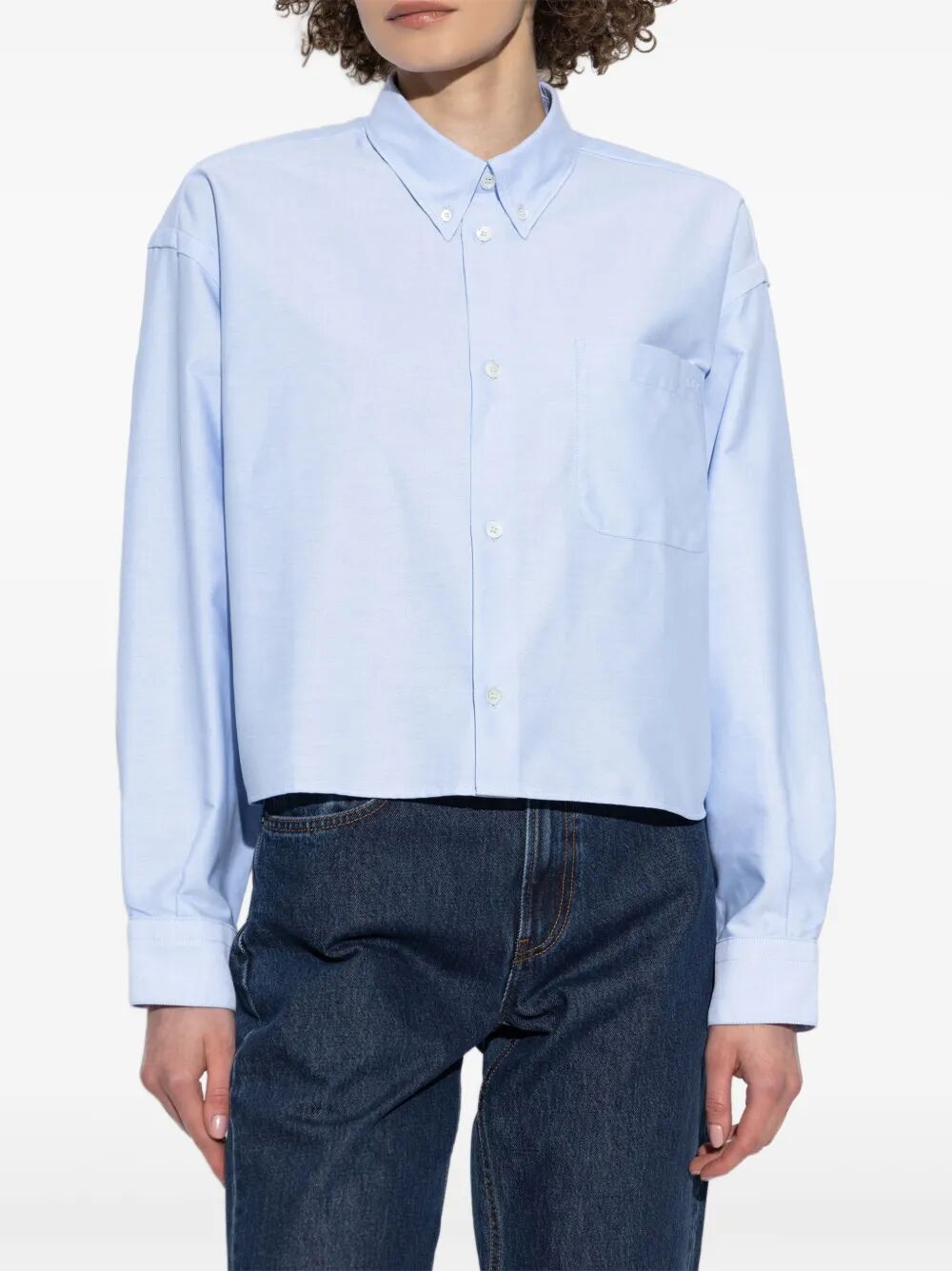 SOPHIA CROPPED COTTON SHIRT