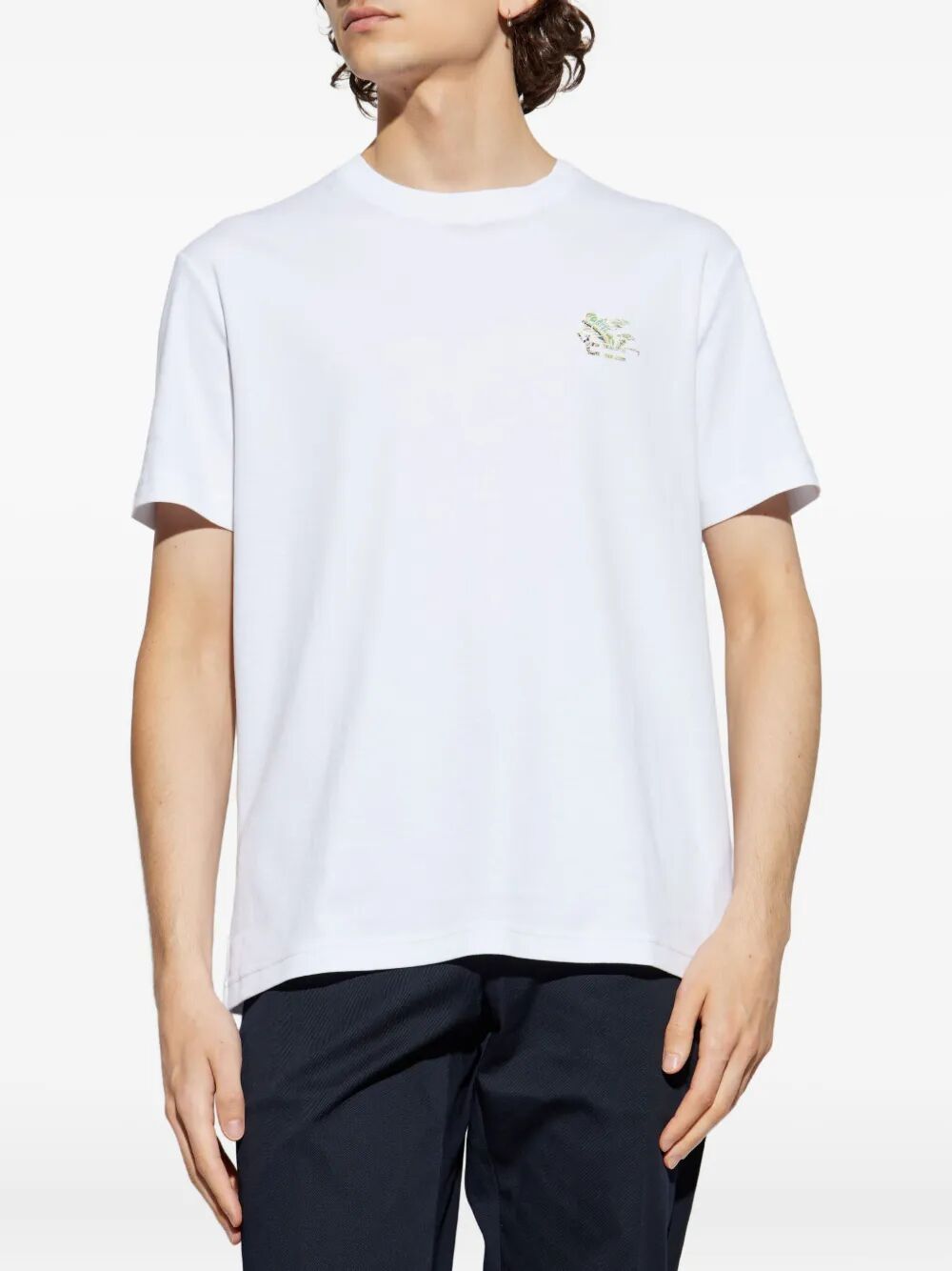PEGASO EMBROIDERY COTTON T-SHIRT