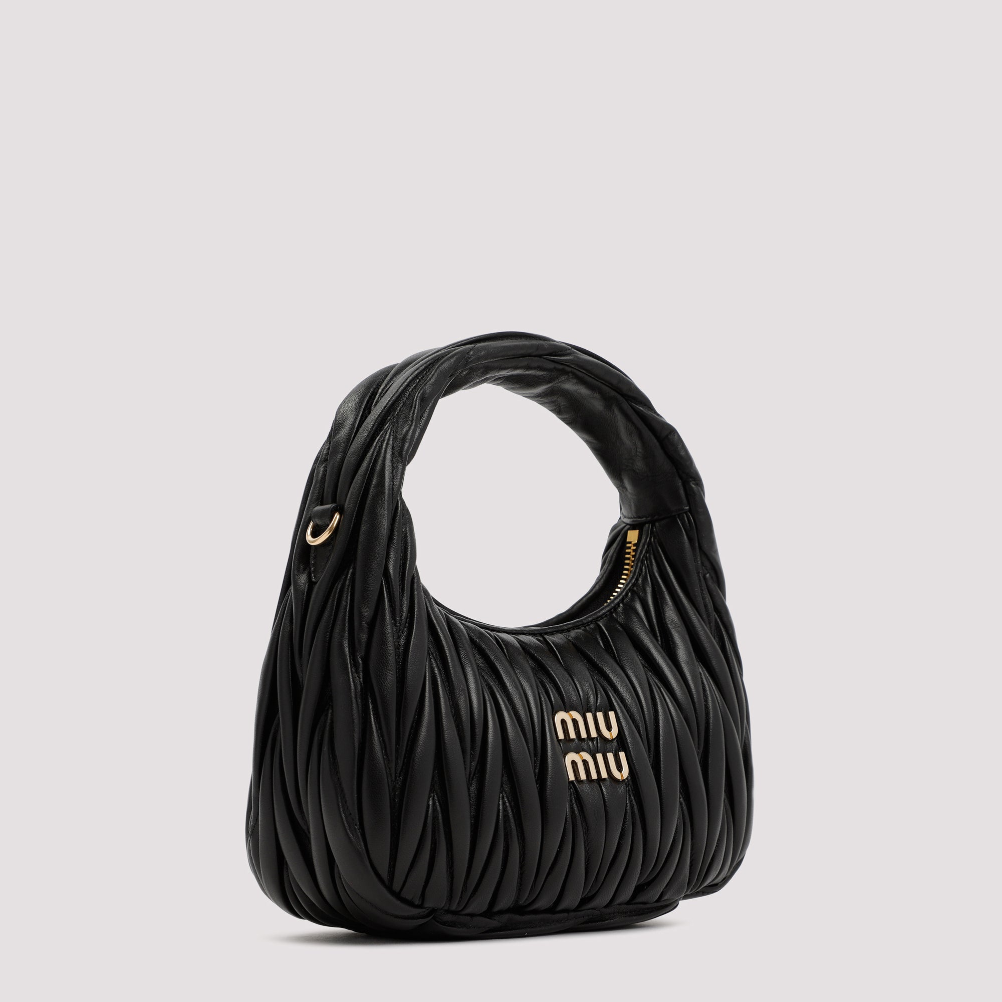 Wander matelassé hobo bag