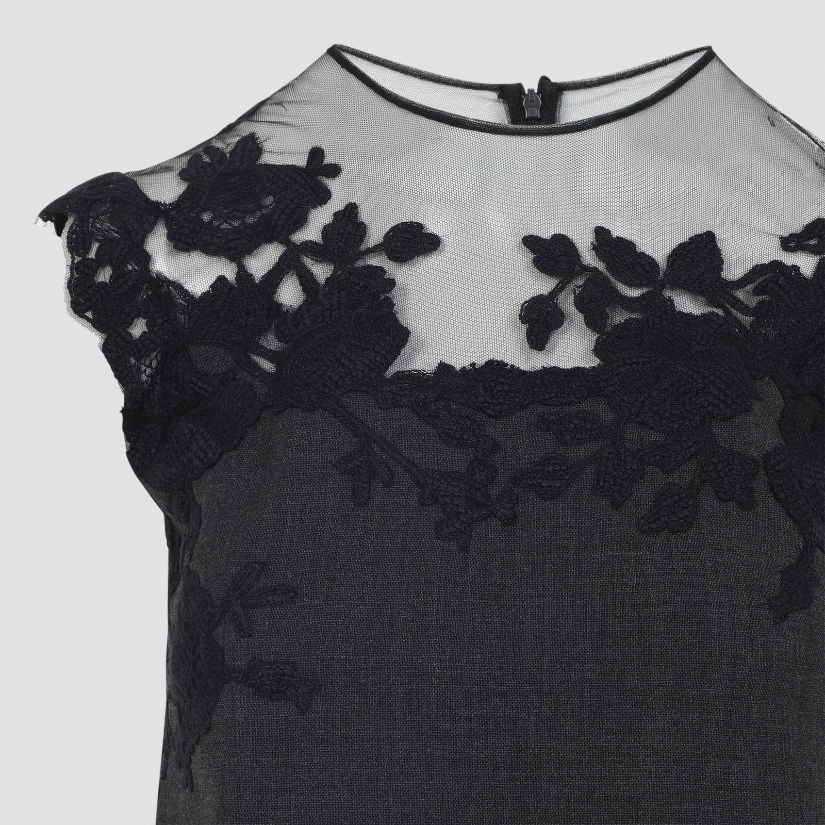 Virgin Wool Mini Dress