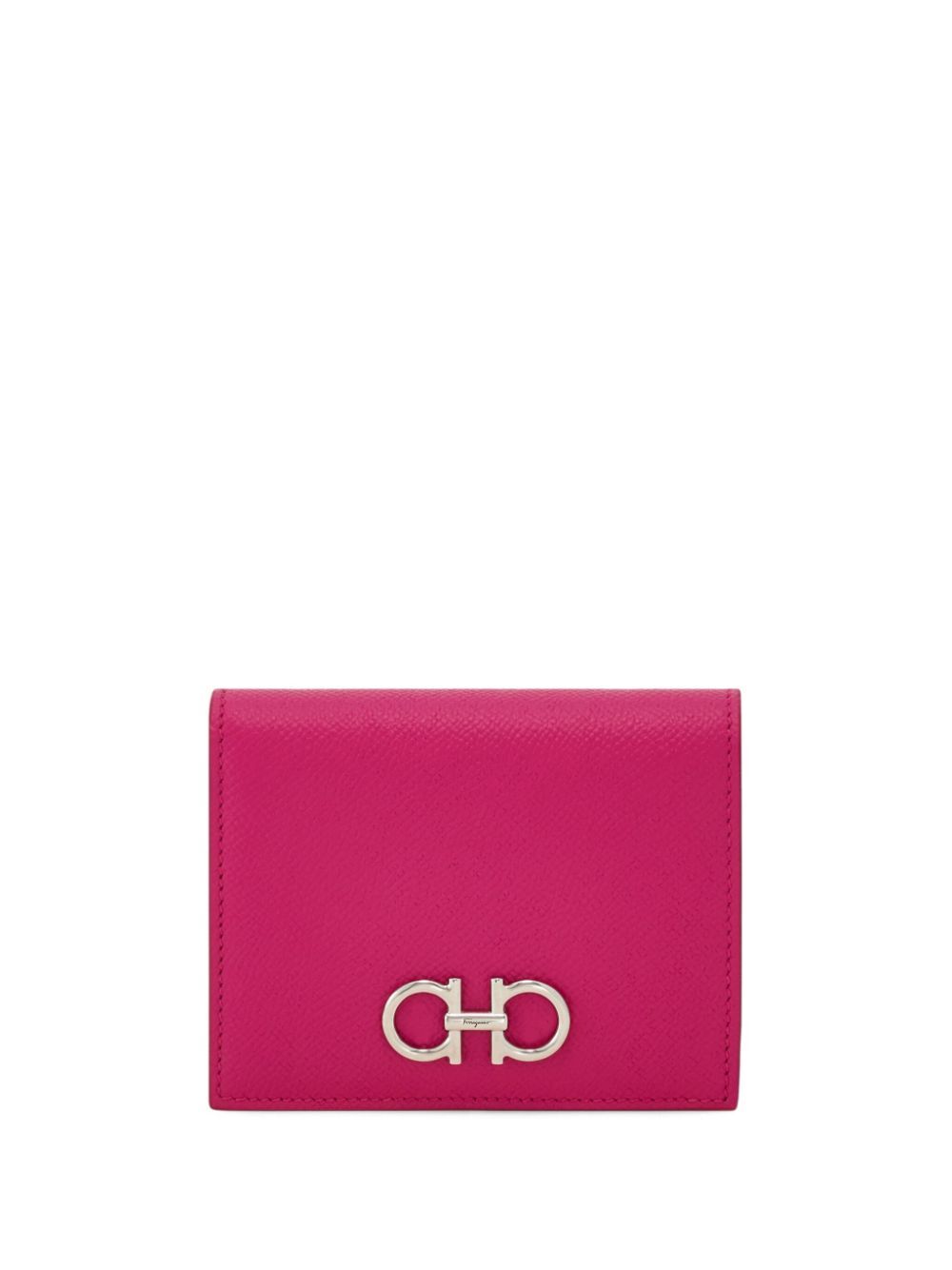 GRAINED LEATHER GANCINI COMPACT WALLET