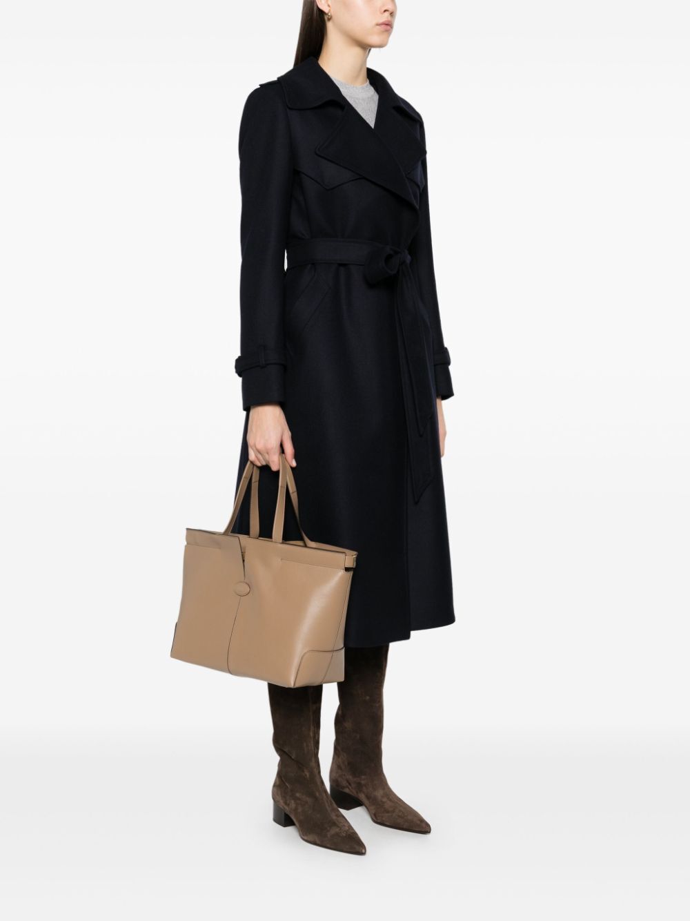 DI BAG FOLIO IN LEATHER MEDIUM-SMALL