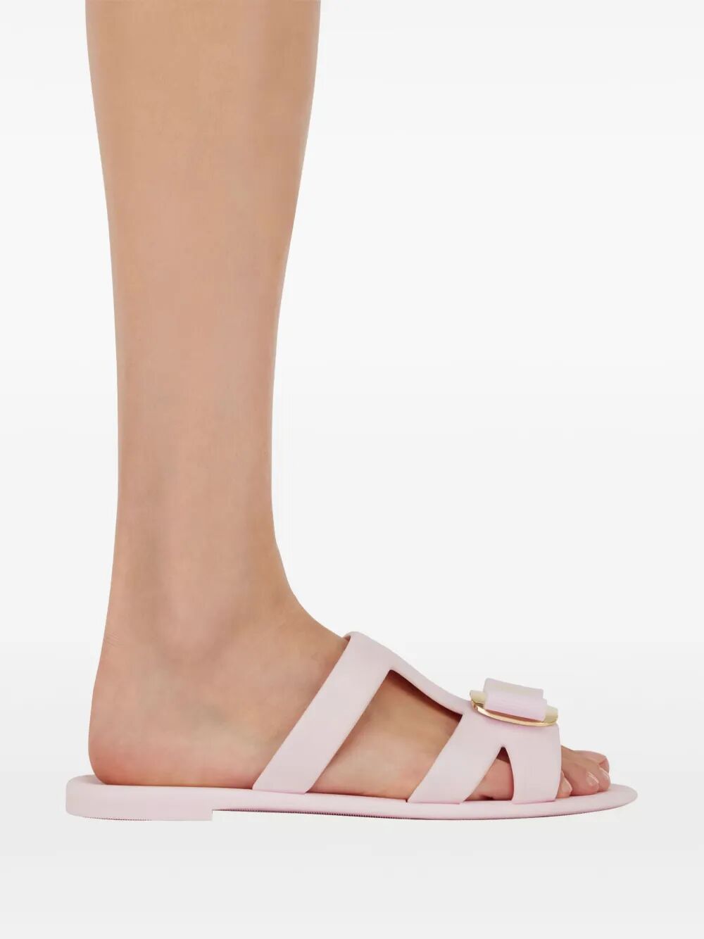 LILOU RUBBER SLIDES