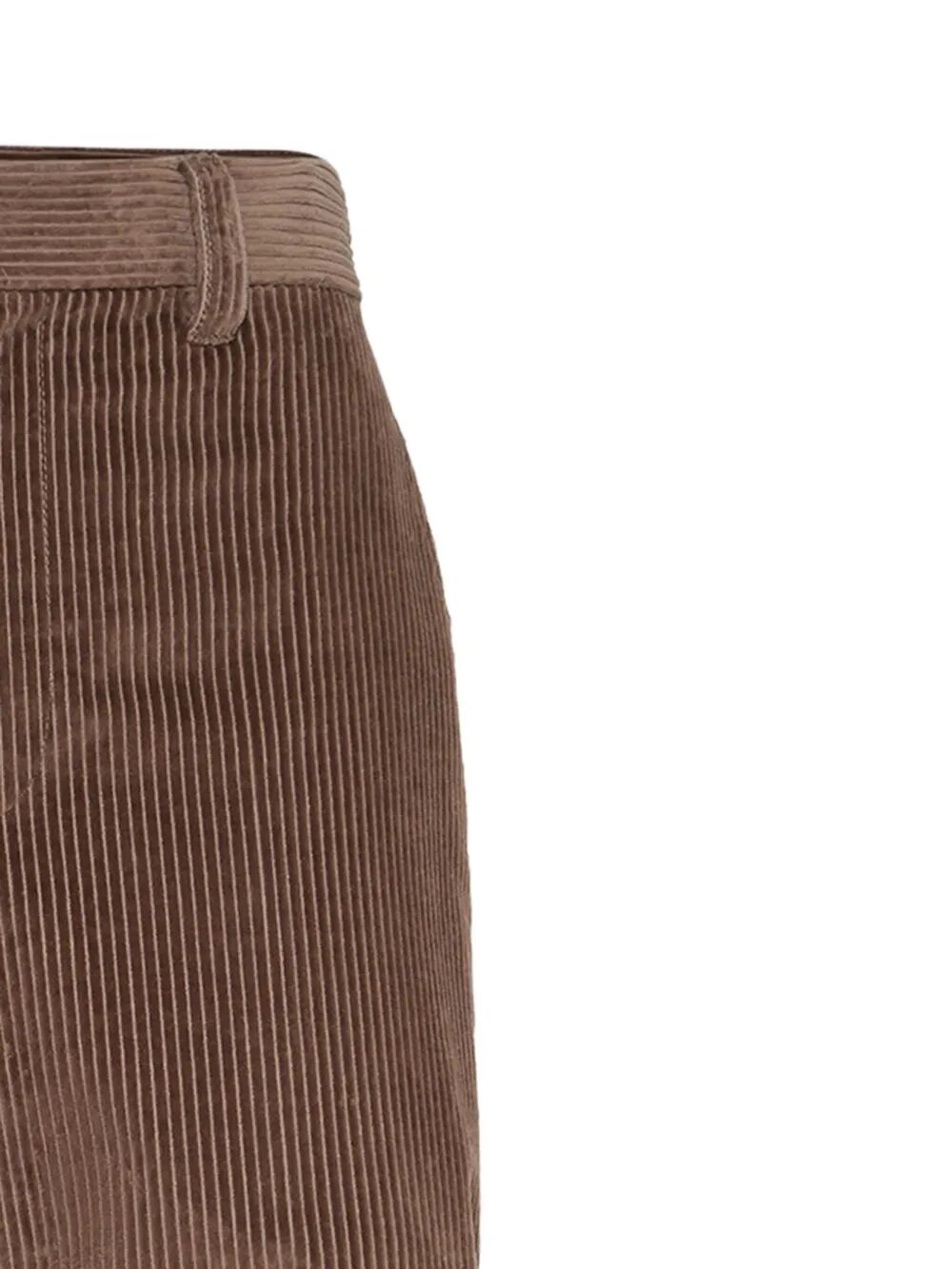 COTTON CORDUROY LOOSE TROUSERS WITH MONILI