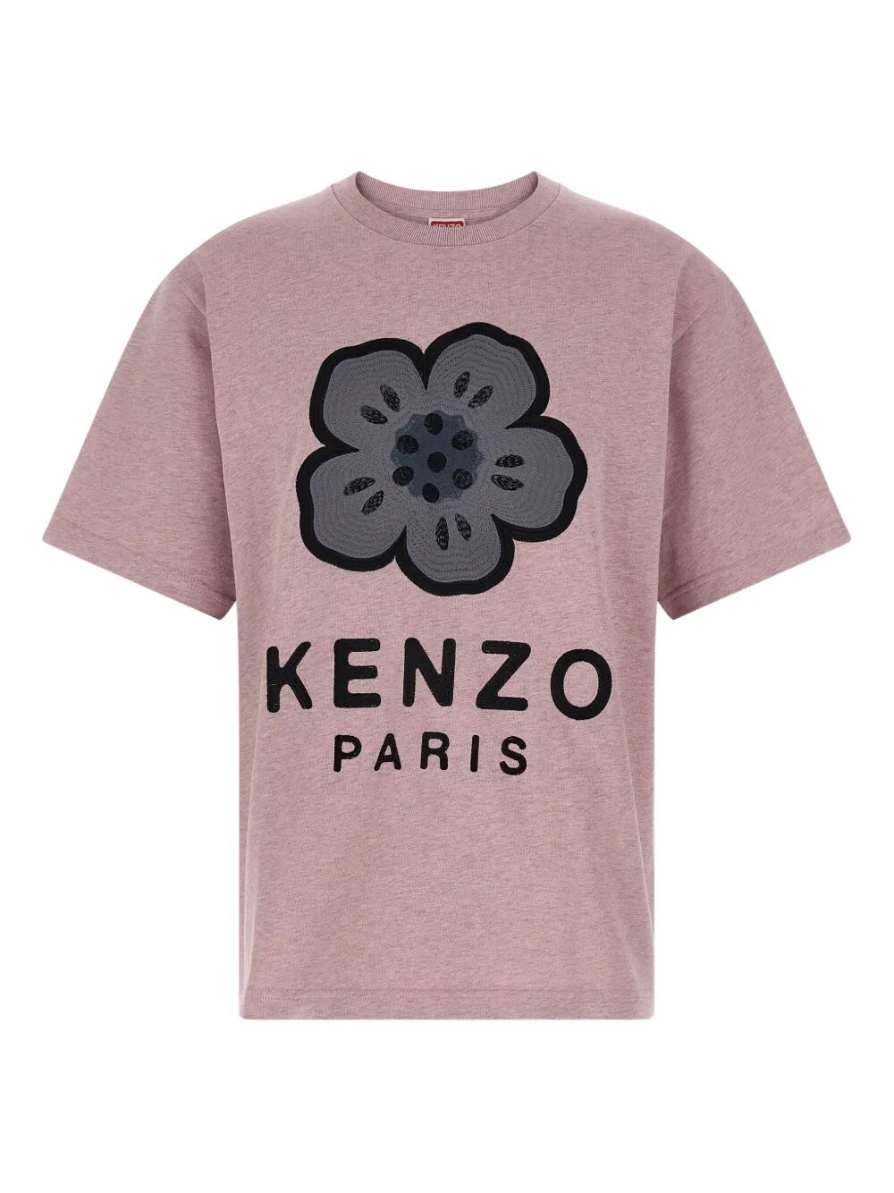 BOKE FLOWER EMBROIDERED OVERSIZED COTTON T-SHIRT