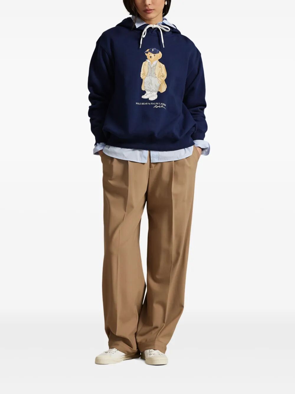 POLO BEAR COTTON HOODIE
