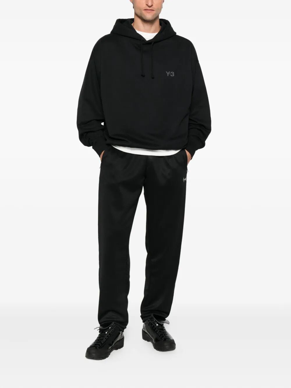 LOGO-PRINT OVERSIZED HOODIE