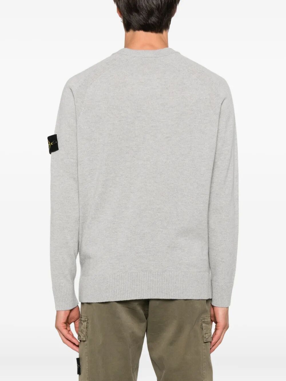 LIGHTWEIGHT WOOL CREW NECK SWEATER WITH RAGLAN SLEEVES