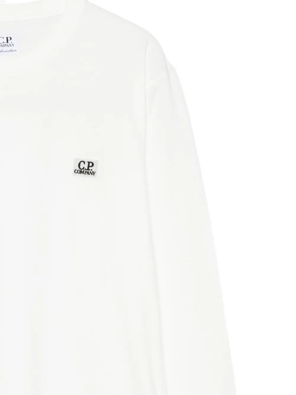 LOGO-PATCH LONG-SLEEVE COTTON SWEATSHIRT