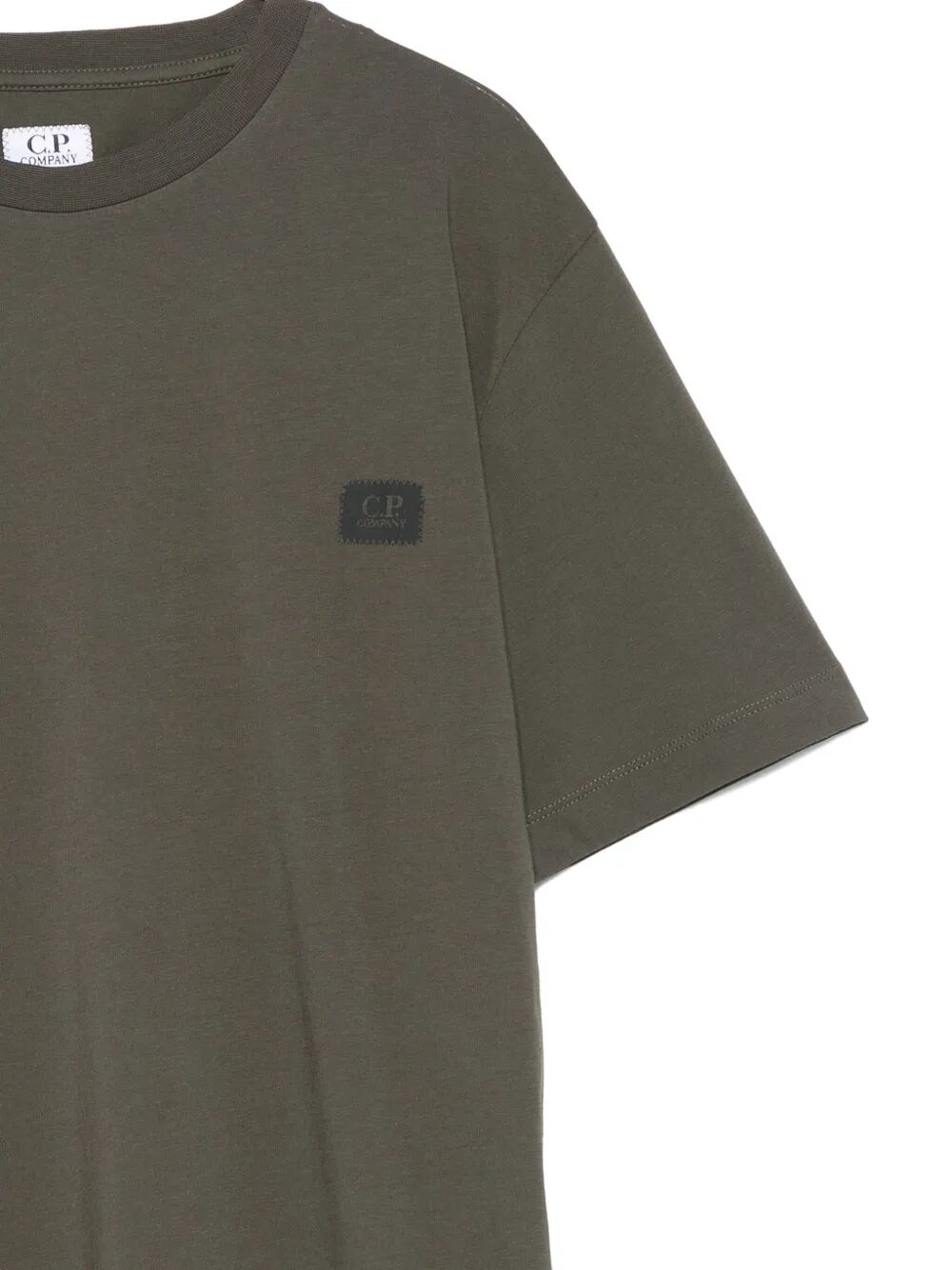 LOGO-PATCH COTTON T-SHIRT