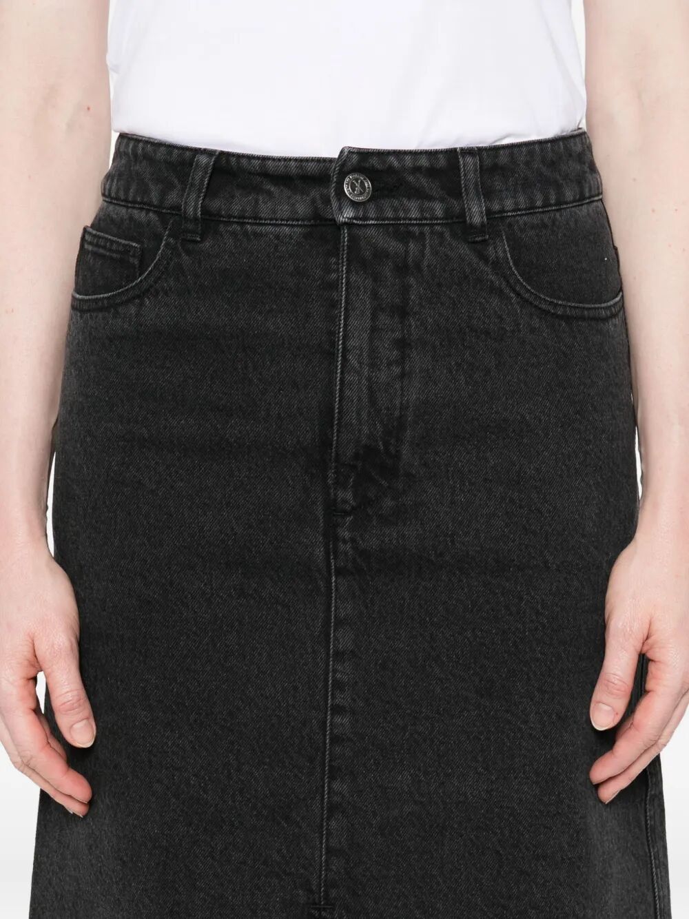 GEORGIA DENIM MIDI SKIRT