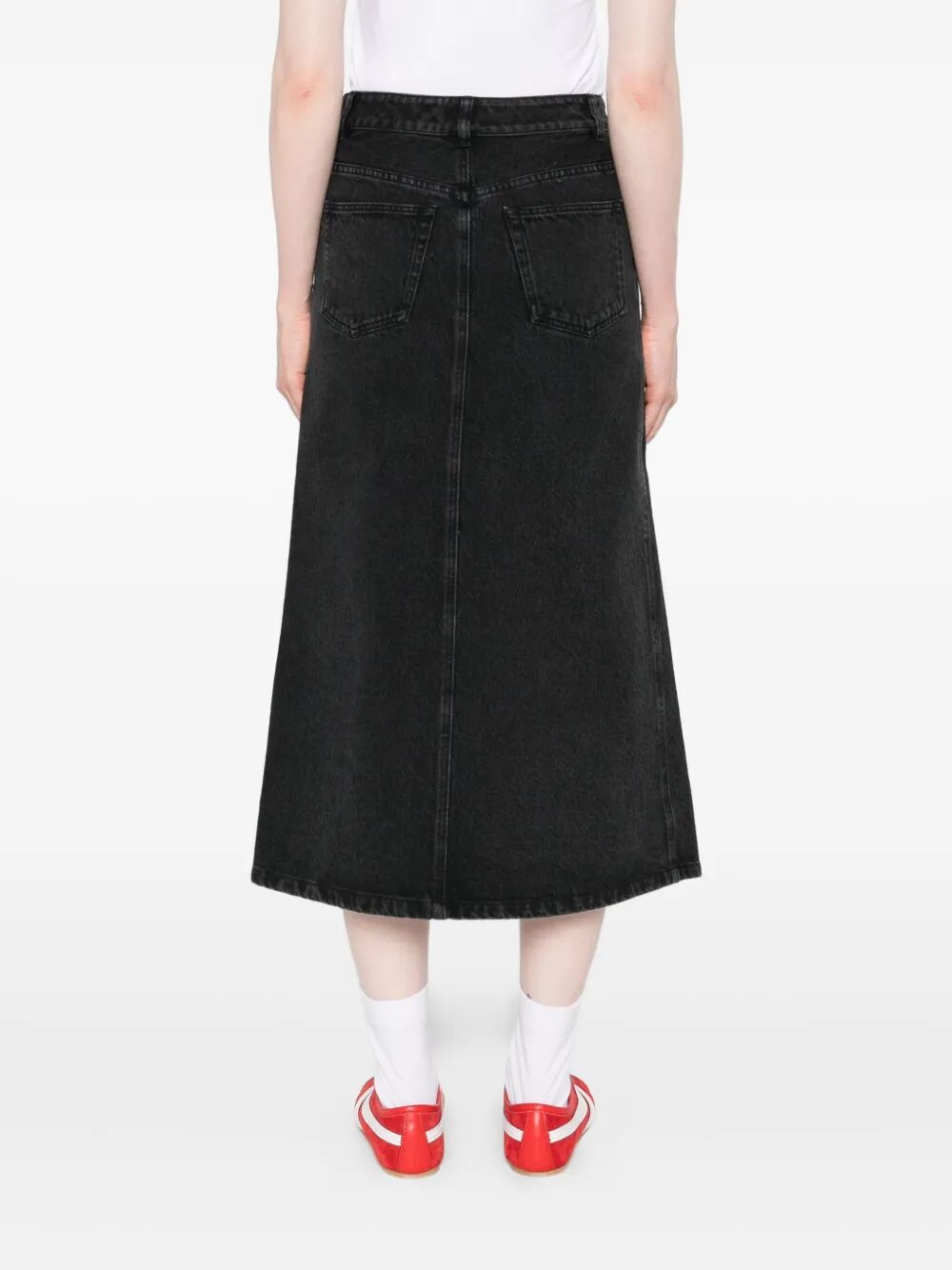 GEORGIA DENIM MIDI SKIRT