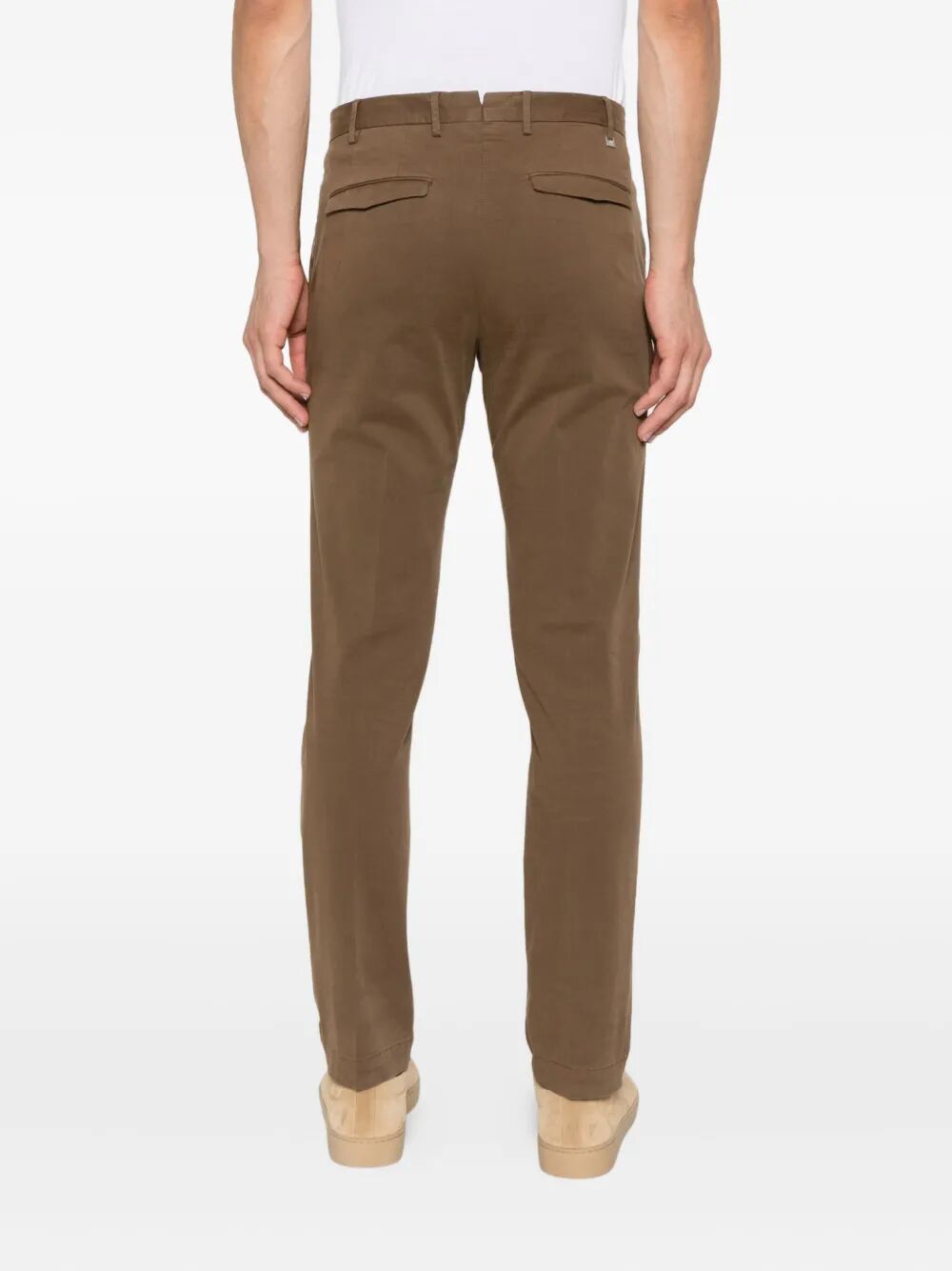 MASTER TAPERED COTTON TROUSERS