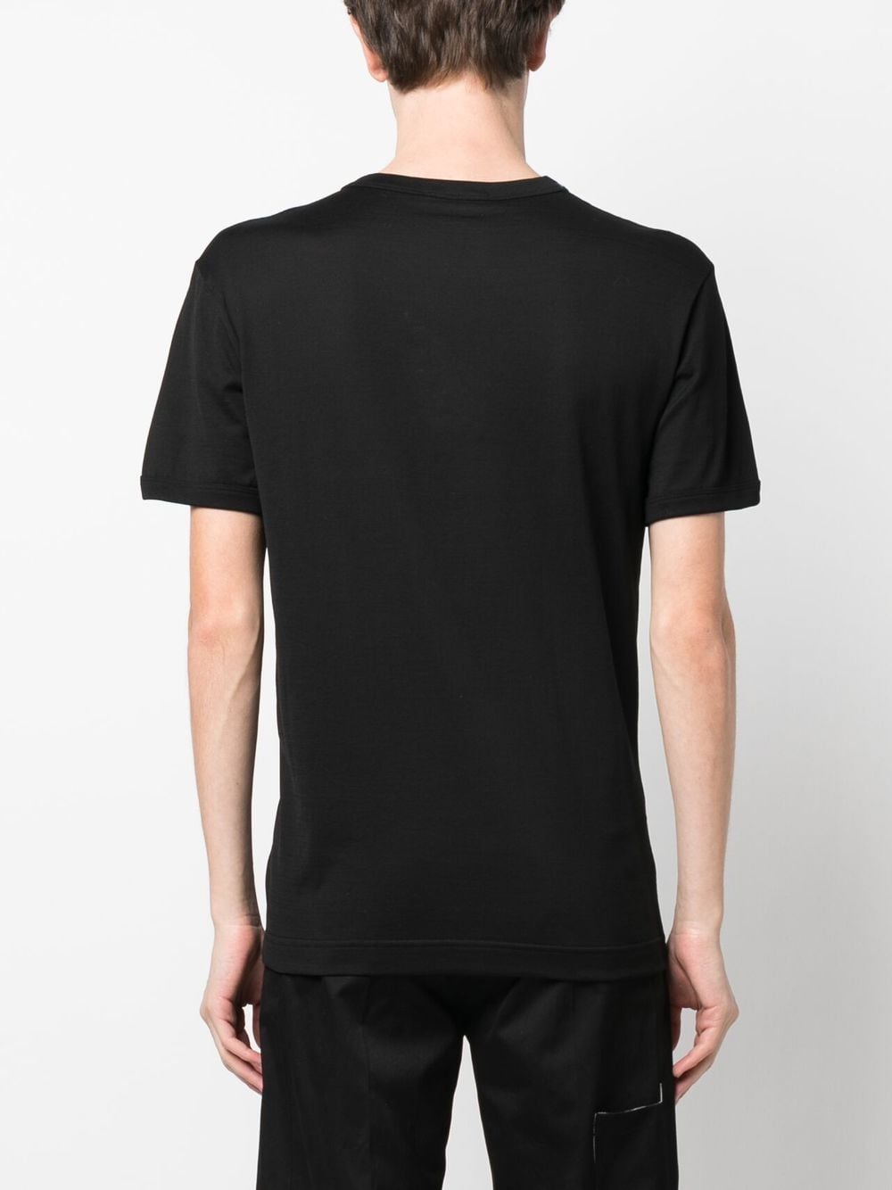 COTTON JERSEY T-SHIRT WITH LUREX EMBROIDERY