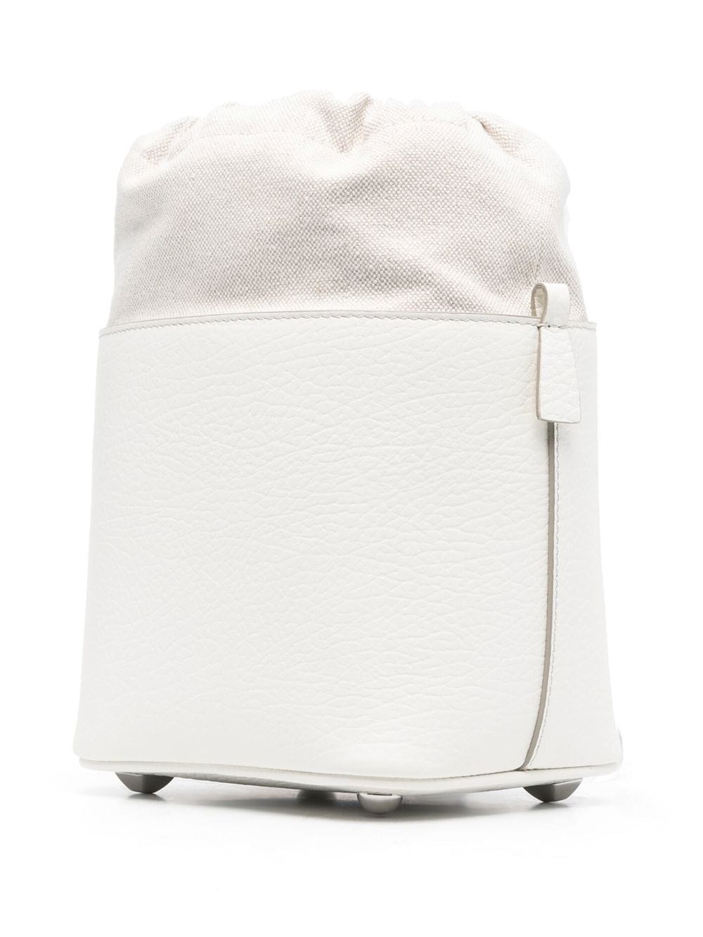 5AC LEATHER AND CANVAS SMALL BUCKET BAG