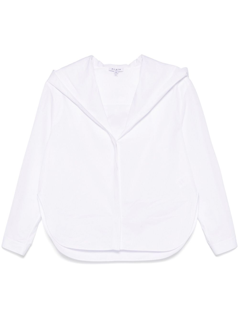 POPLIN HOODED SHIRT