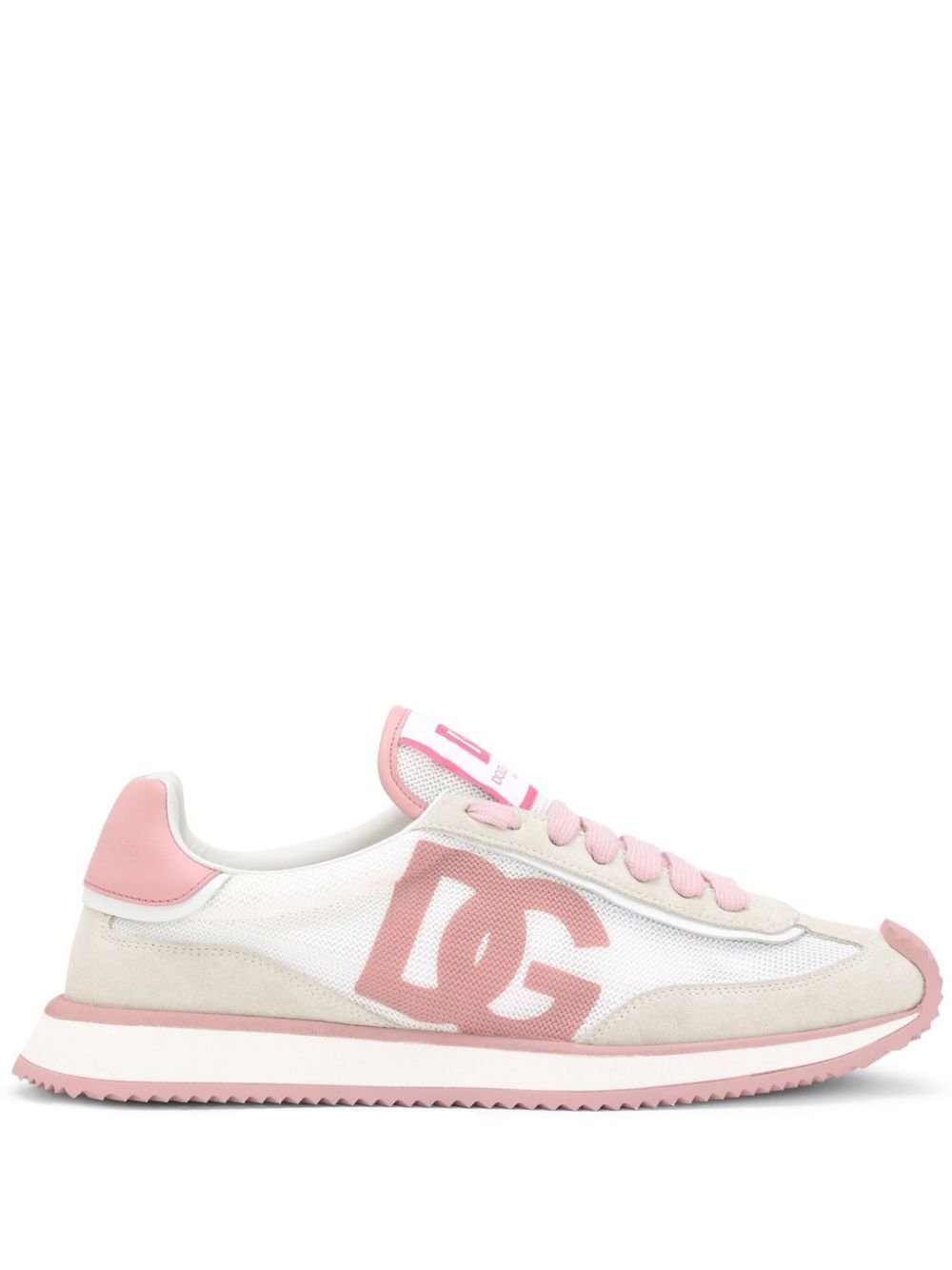 SUEDE AND MESH DG CUSHION SNEAKERS