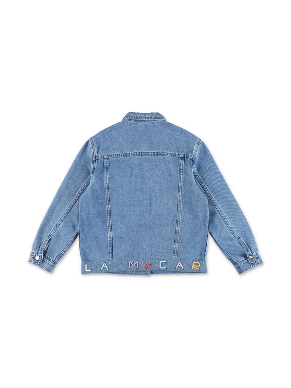 LOGO DETAILED DENIM JACKET