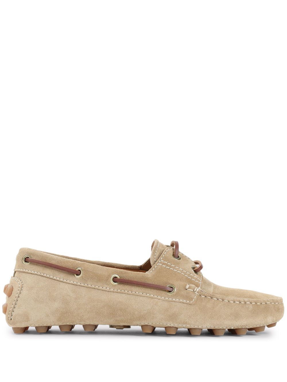 BOAT GOMMINO BUBBLE SUEDE LOAFERS