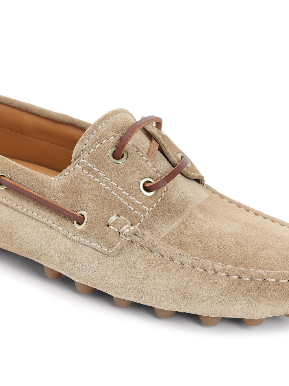 BOAT GOMMINO BUBBLE SUEDE LOAFERS