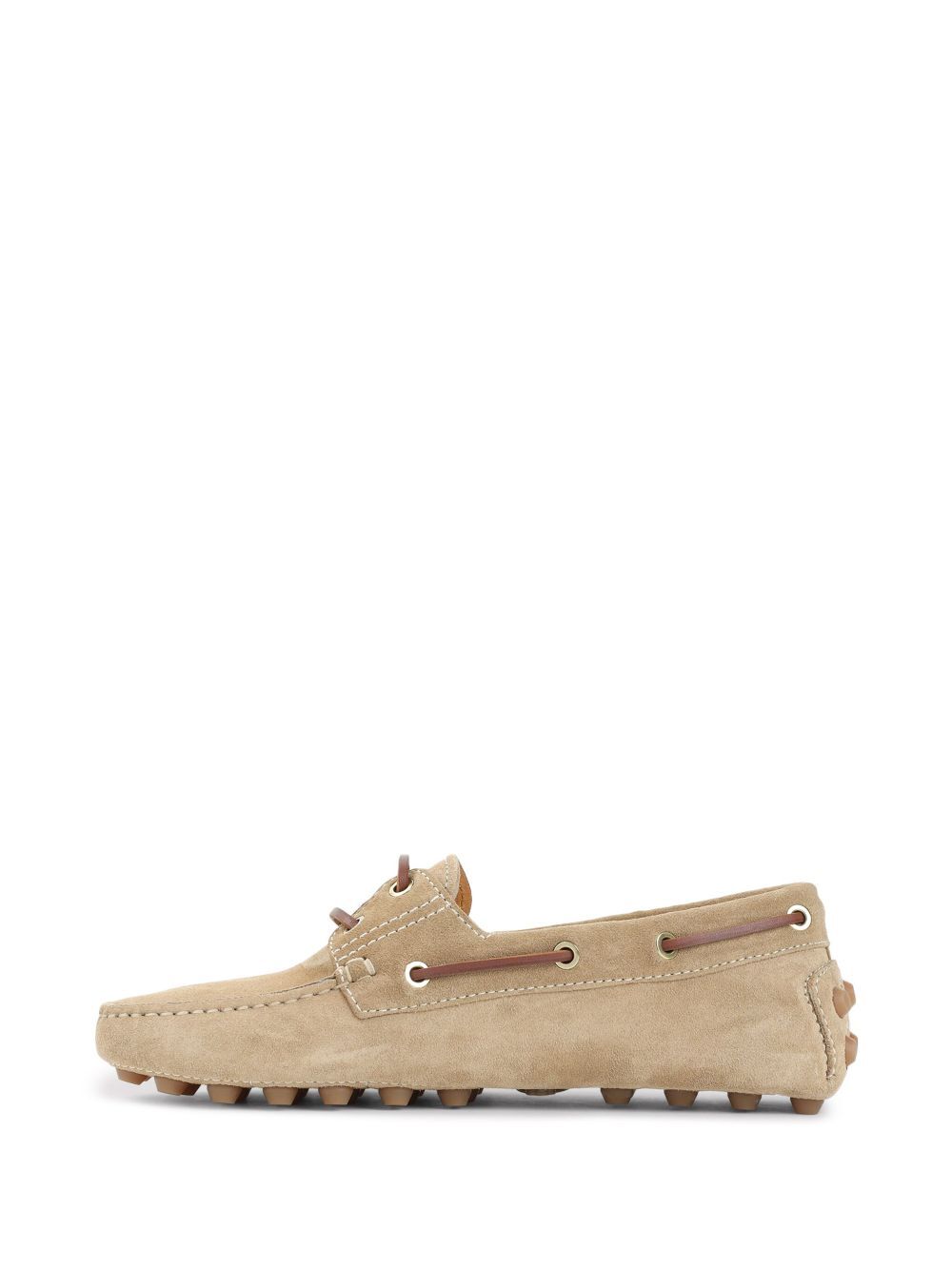 BOAT GOMMINO BUBBLE SUEDE LOAFERS