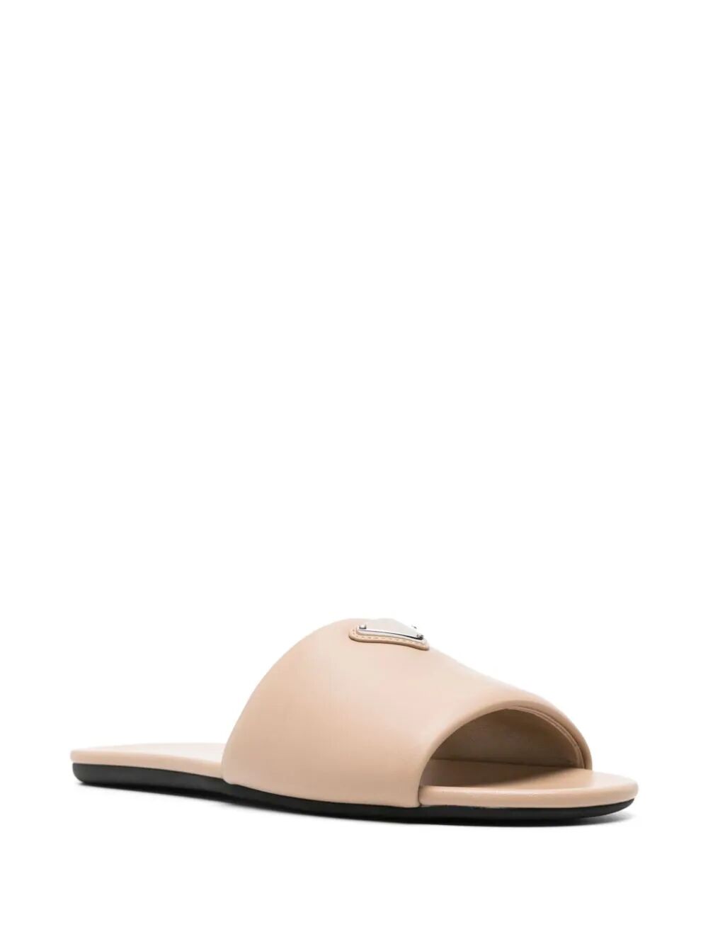 SANDALI SLIDE IN PELLE