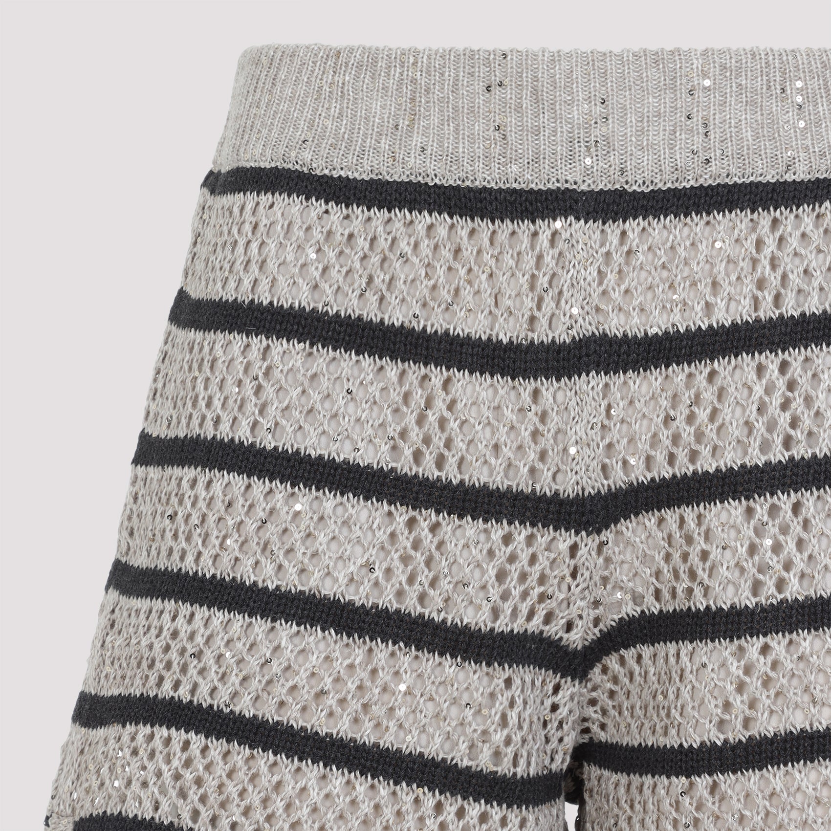 Striped Knit Bermuda