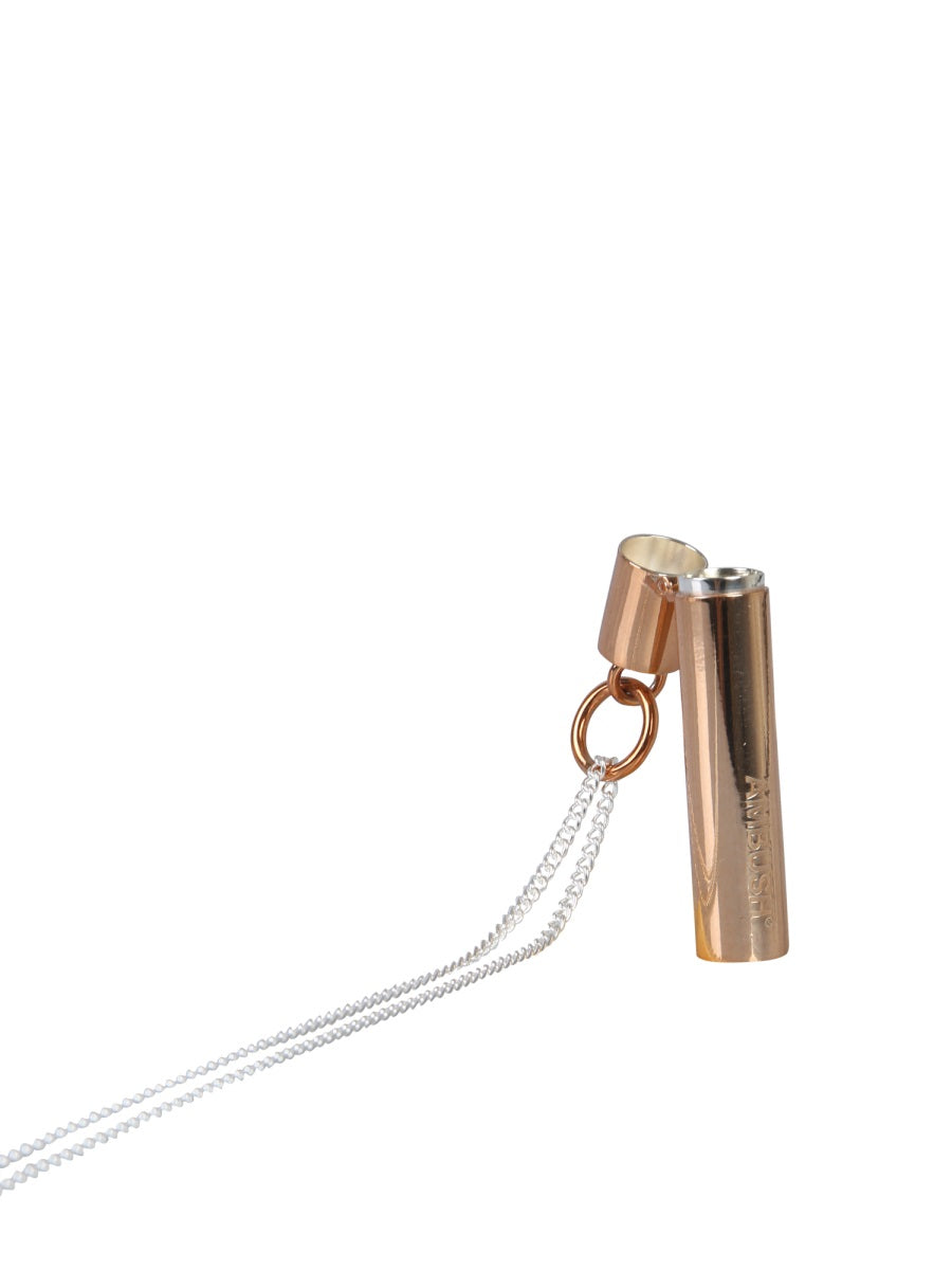 NECKLACE WITH PILLS HOLDER PENDANT