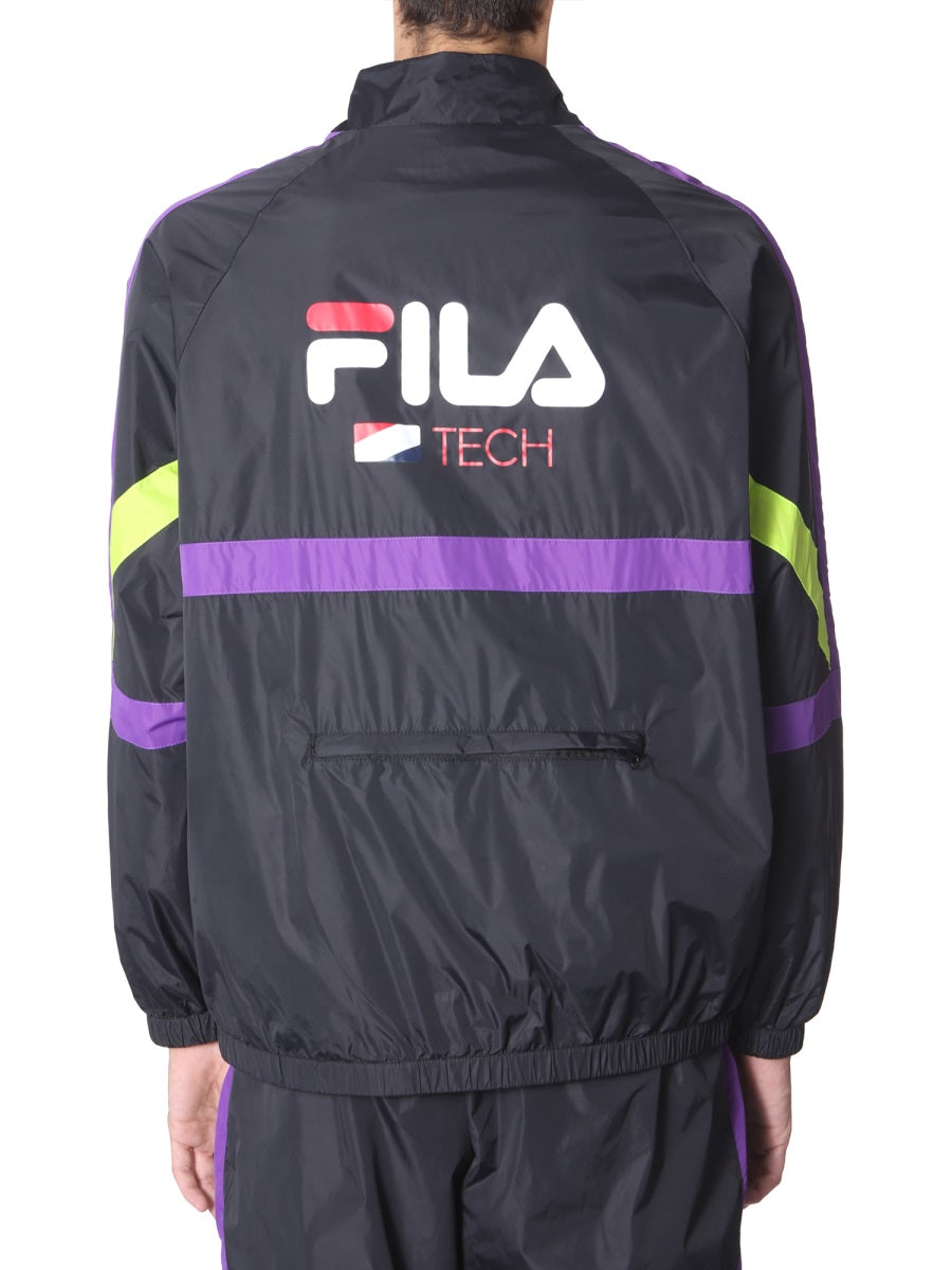 TRACK SWEATSHIRT WITH ZIP