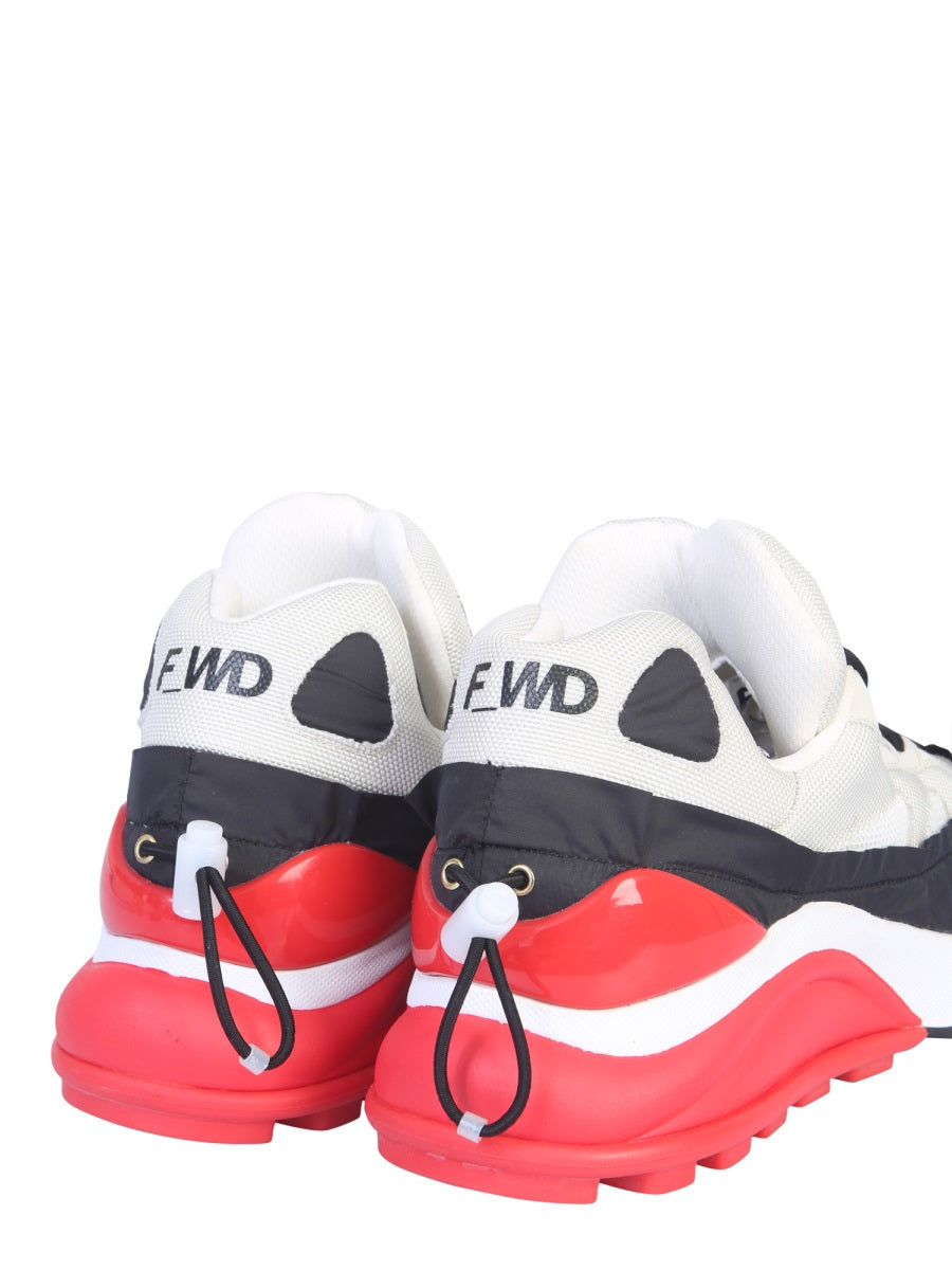 NYLON AND MESH SNEAKERS