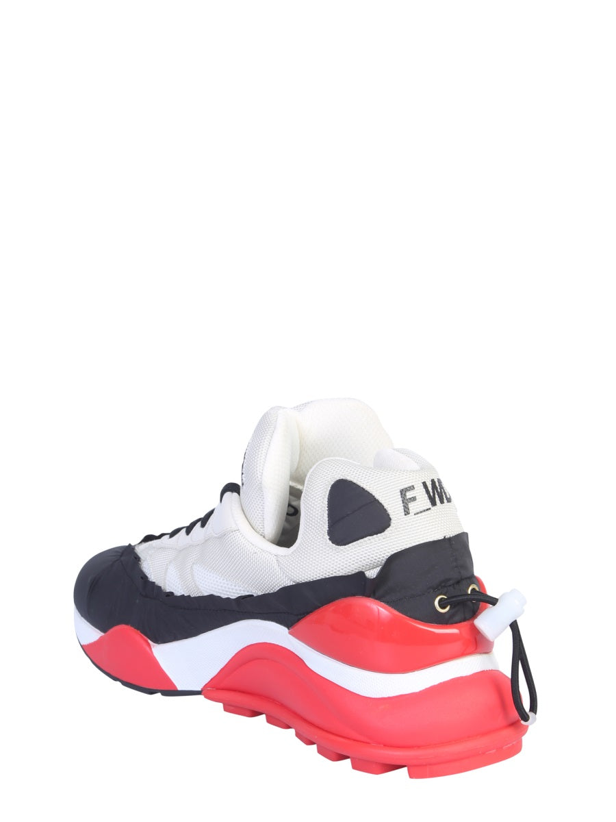 NYLON AND MESH SNEAKERS